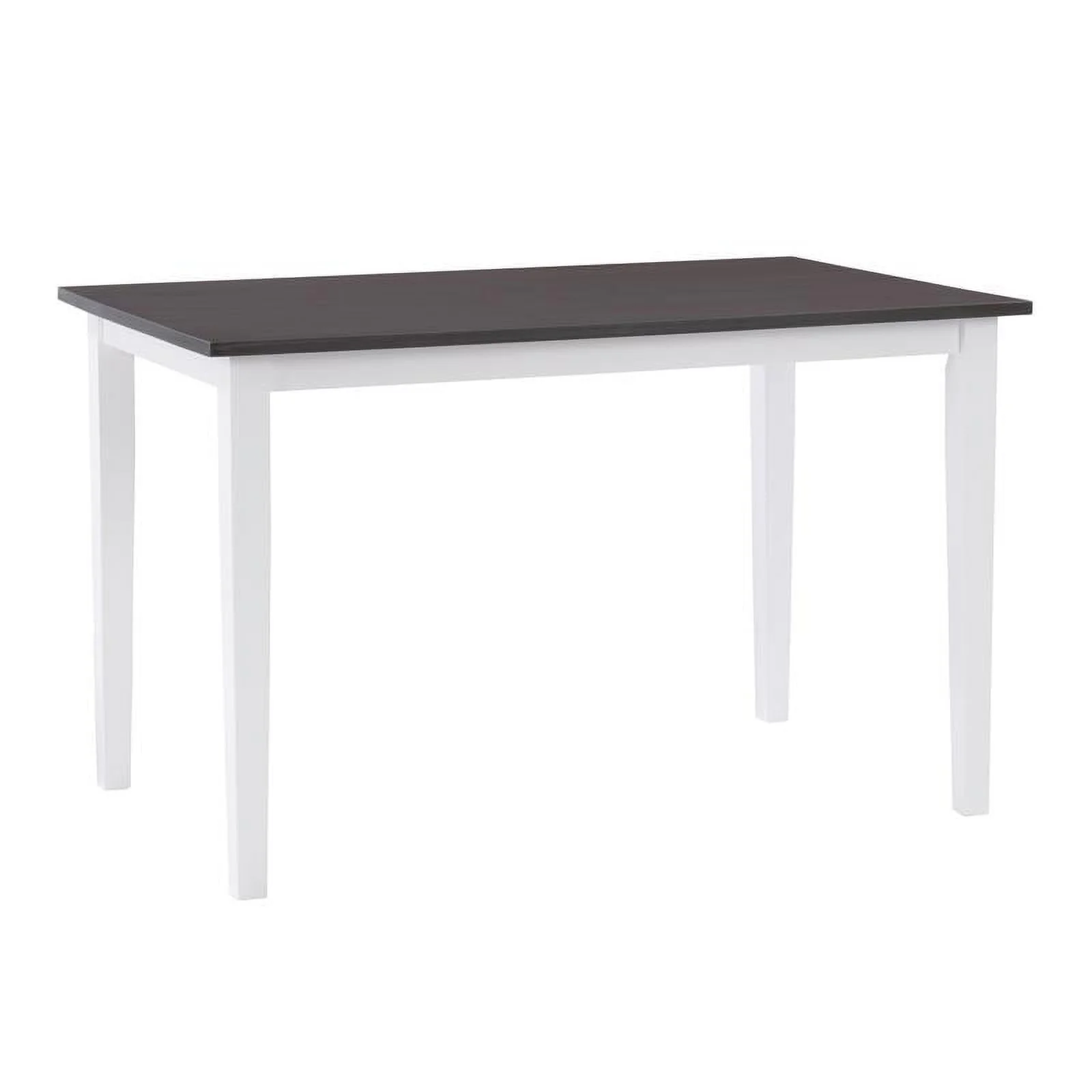 Pemberly Row Modern Two Tone Gray and White Wood Dining Table