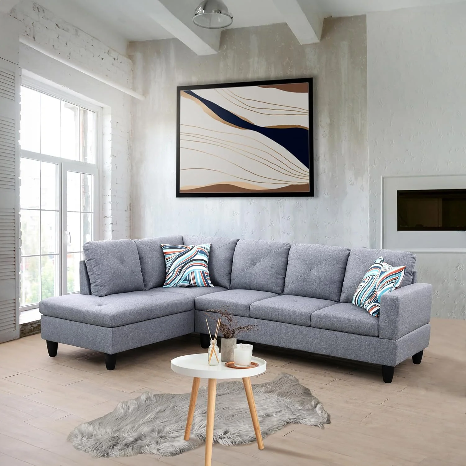 Lifestyle Furnitures Left facing sectional sofa