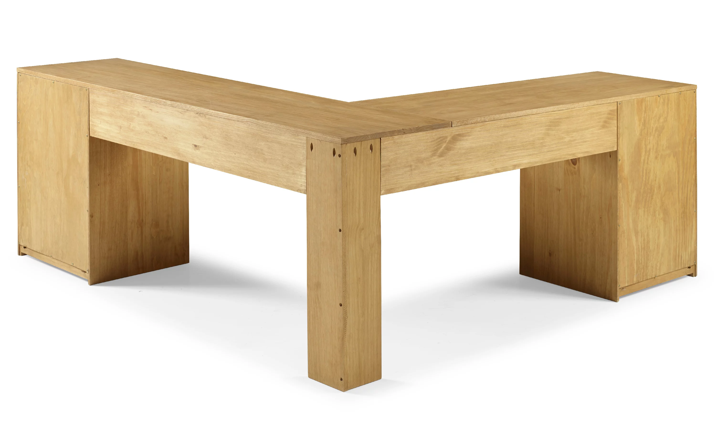 Linon Vikki L-Shaped Desk, 70.88