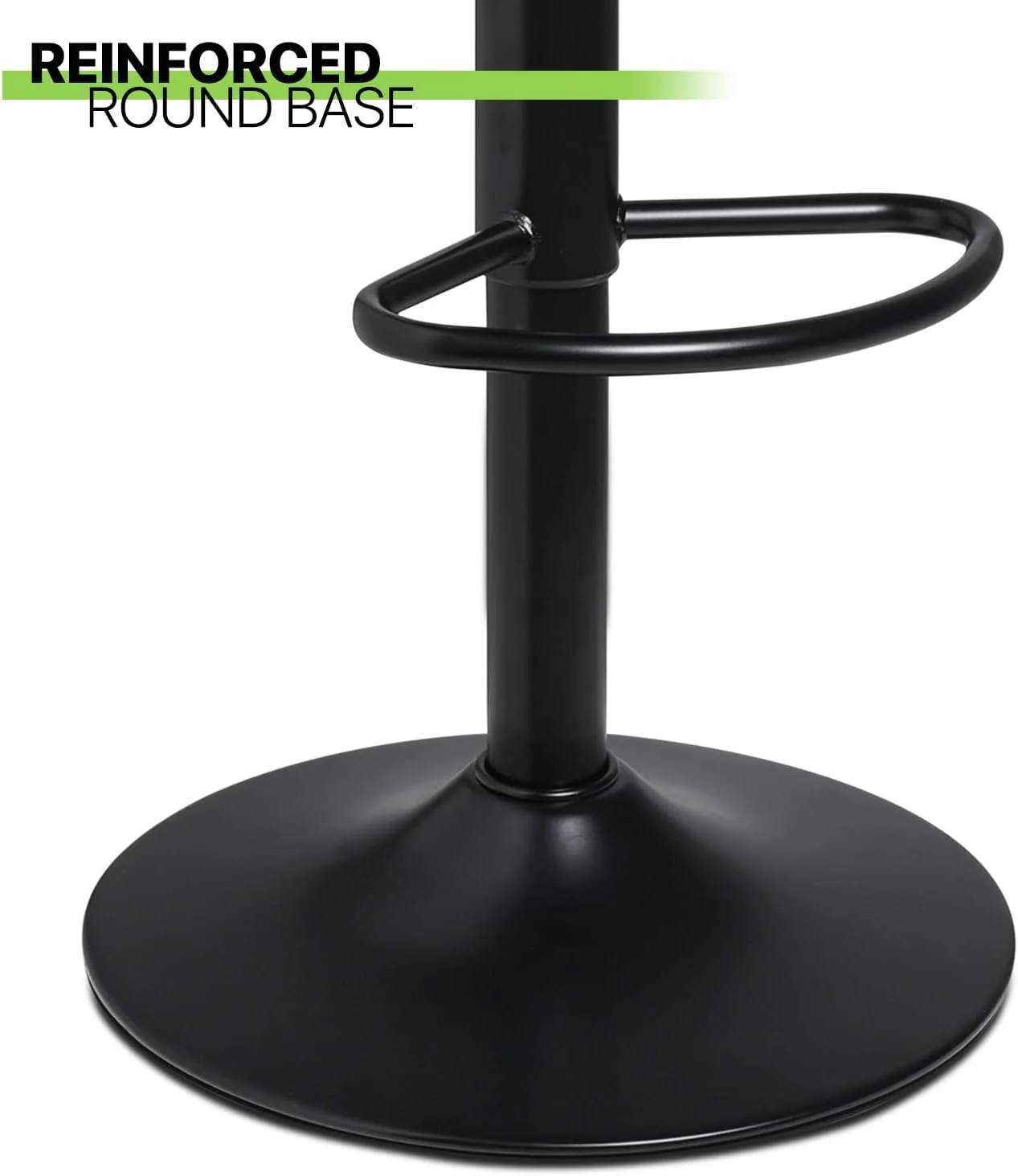 Square Back Bar Stool Set Of 2 Blue Counter Height Barstools Swivel PU Leather Bar Chairs Home Kitchen Stools