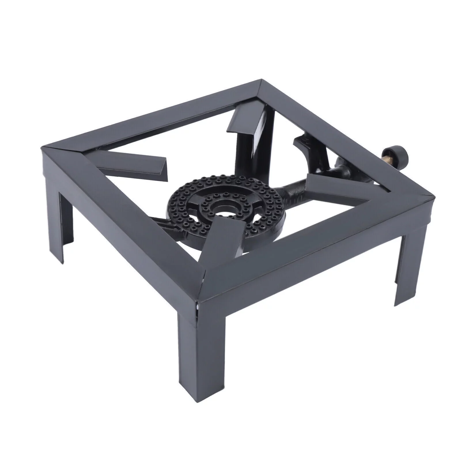 Outdoor Single Burner Gas Stove BBQ Propane Cooker Picnic Grill Stove Adjustable