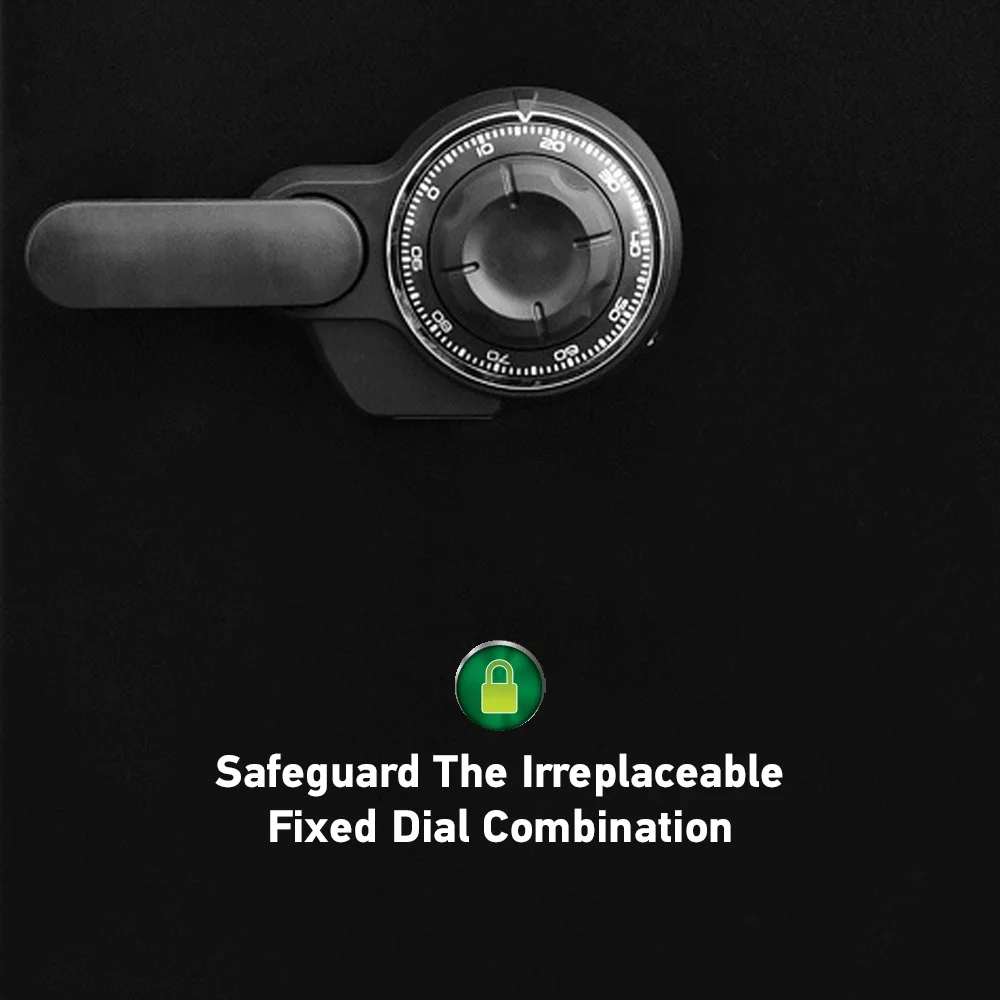 SentrySafe SFW123CTB Fire and Water-Resistant Safe with Dial Lock, 1.23 Cu. ft.