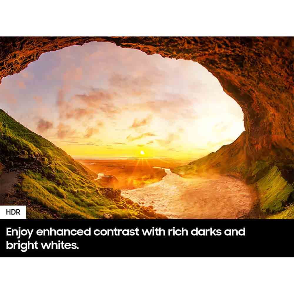 Samsung UN85CU7000FXZA 85 inch Crystal UHD 4K Smart TV 2023 Bundle with Samsung 3.1.2ch Soundbar with Wireless Dolby Atmos / DTS:X White 2022