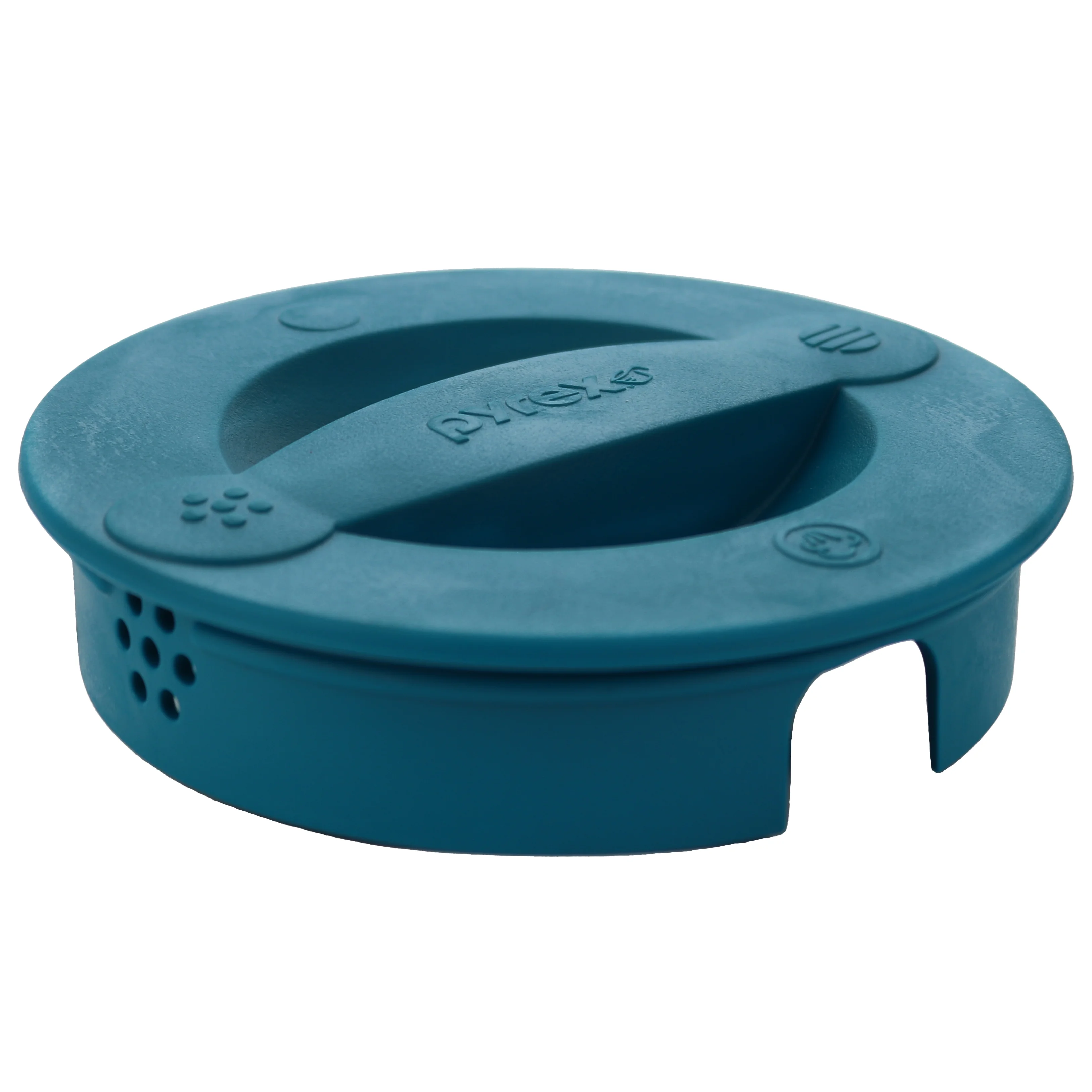 Pyrex 516-RRD-PC Adriatic Blue 2-Cup Measuring Cup Lid (2-Pack)