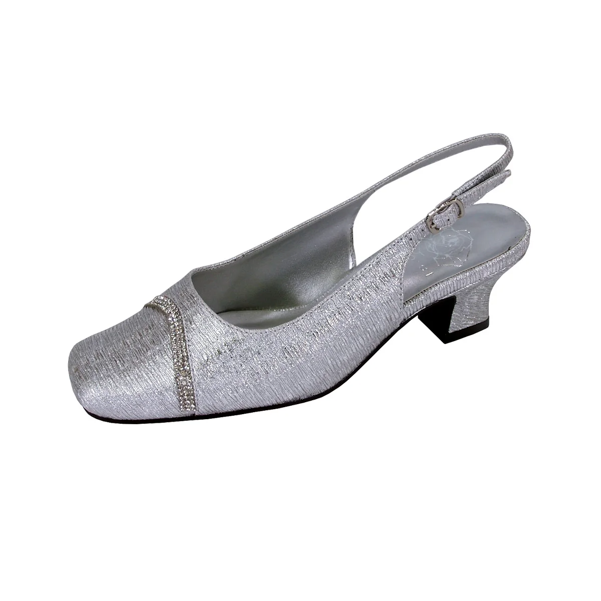 FLORAL Lena Women Extra Wide Width Low Heel Slingback