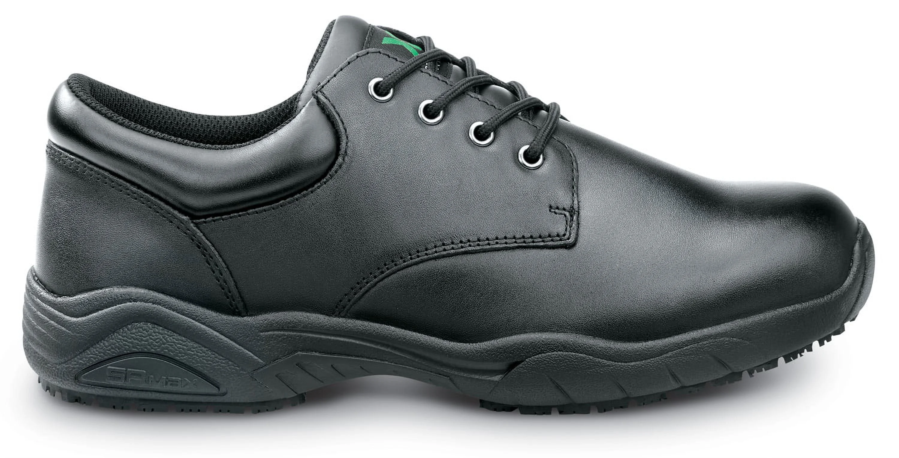 SR Max Providence, Men's, Black, Oxford Style Slip Resistant Soft Toe Work Shoe. (12.0 EW)