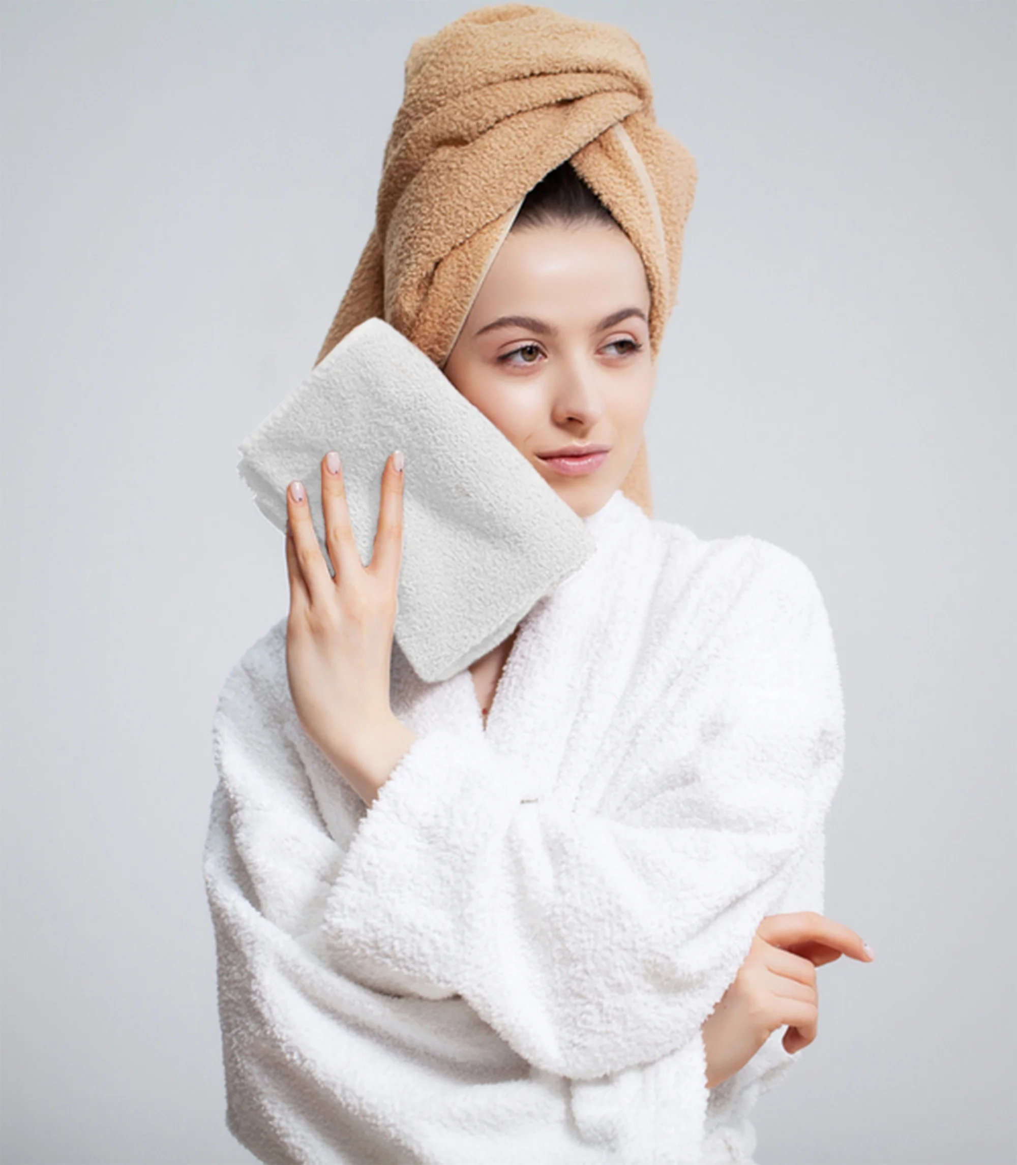 A1HC 100% Cotton 4 Pack Wash Cloth 13