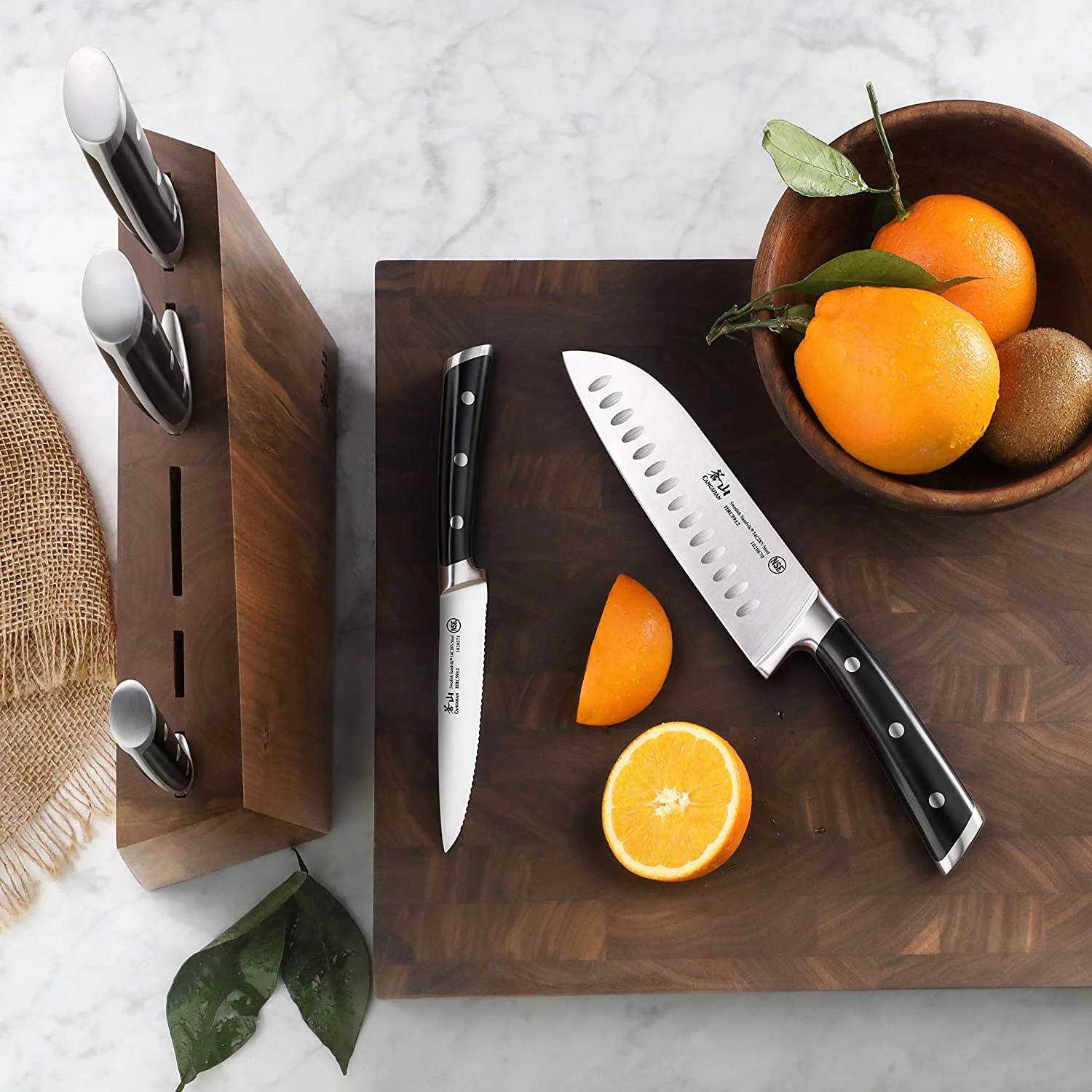 Cangshan Cutlery TS Series Swedish Steel Mountain Block Set, 6 pc.