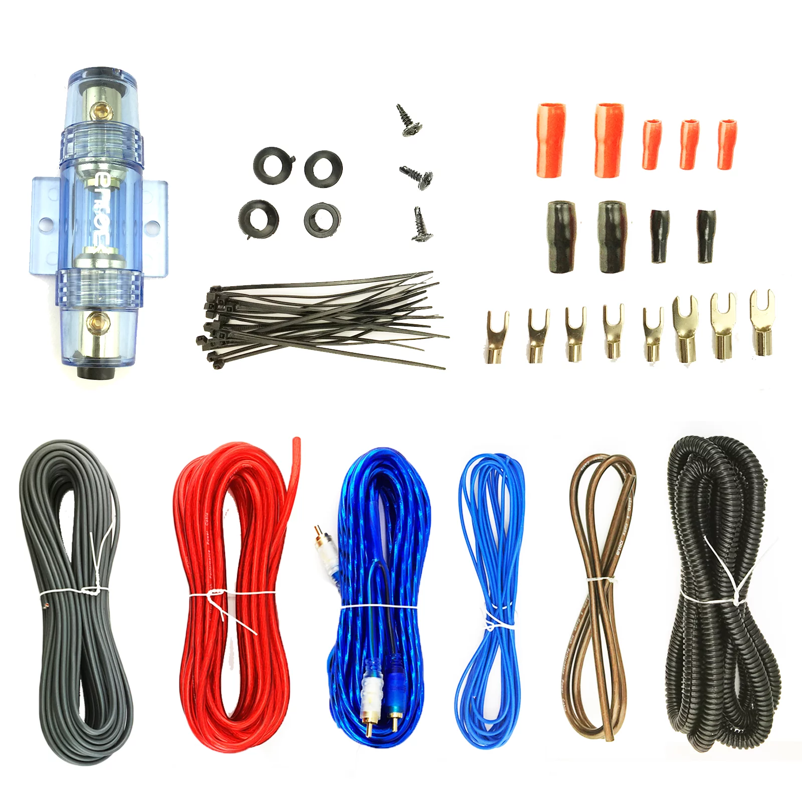 JVC KD-X480BHS Single DIN Bluetooth USB AUX LED Stereo LED Car Audio Receiver, 2x JVC CSDR162 300W Peak 6.5