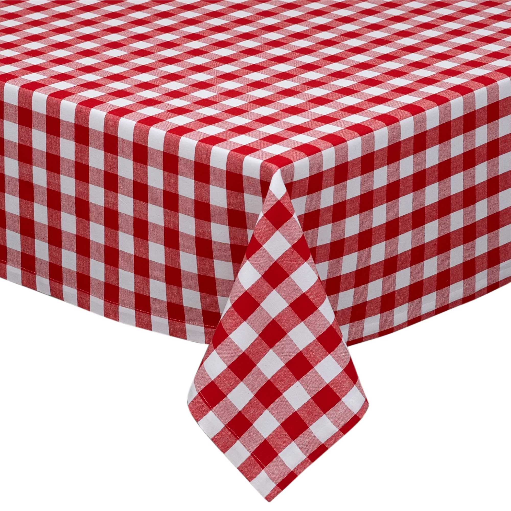 DII Checkers Kitchen Tablecloth, 60