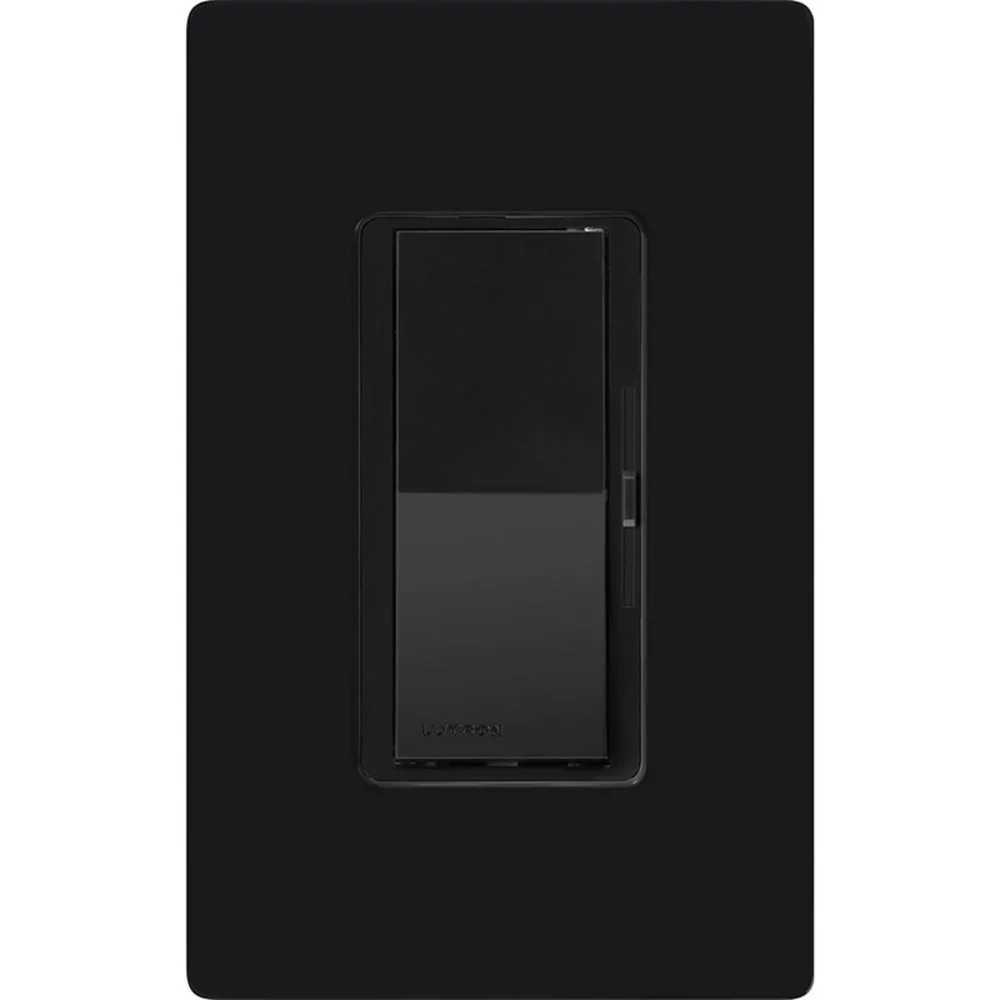 Lutron DVCL-153PH-BL Dvcl-153Ph-Bl Diva Black 600 W 3-Way Dimmer Switch