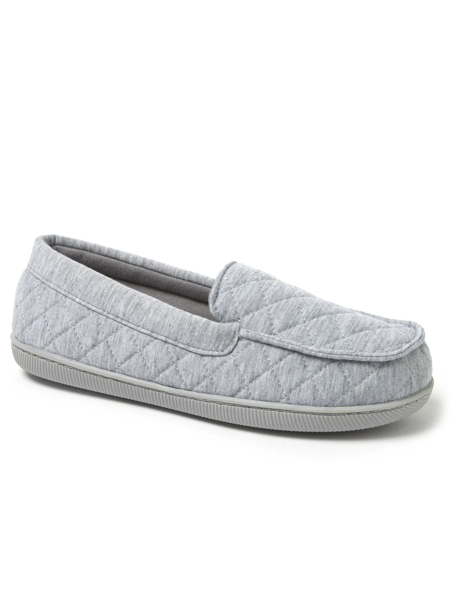 Dearfoams Women’s Cozy Comfort Quilted Moccasin Slippers, Sizes 5/6-11/12