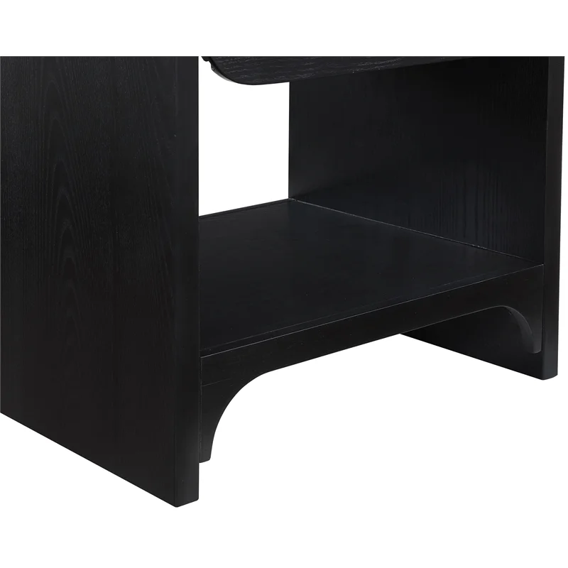 Meridian Furniture Hayes Black Night Stand / Side Table