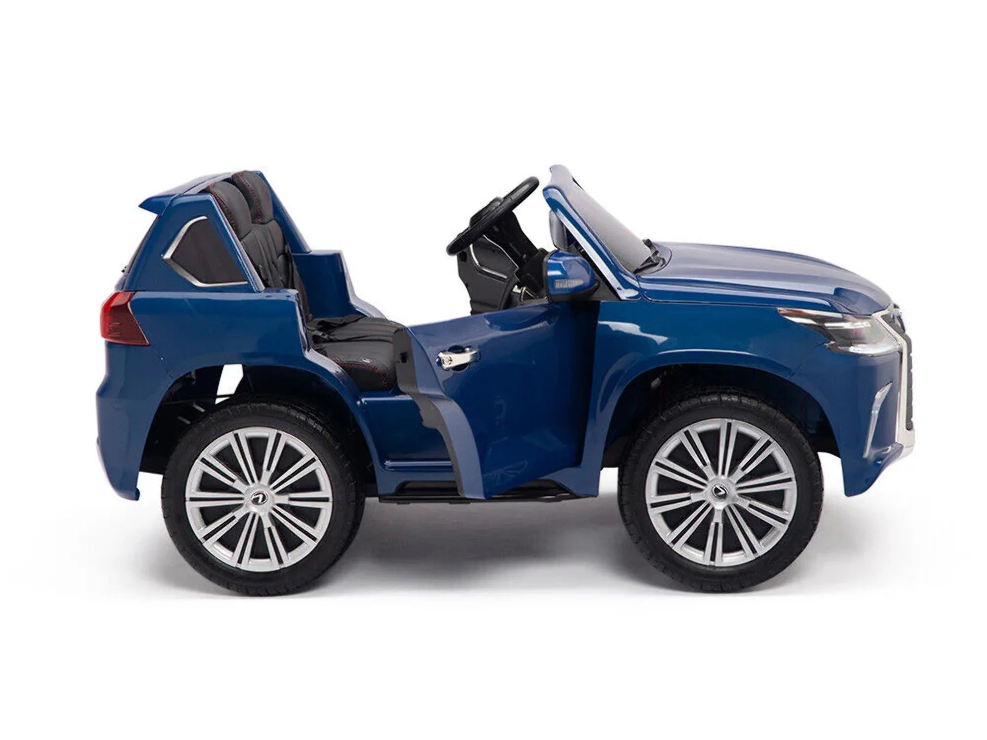 Blue 24V Power Lexus 570 Kids Electric Ride-on SUV with 4x4 Capability and EVA Rubber Tires