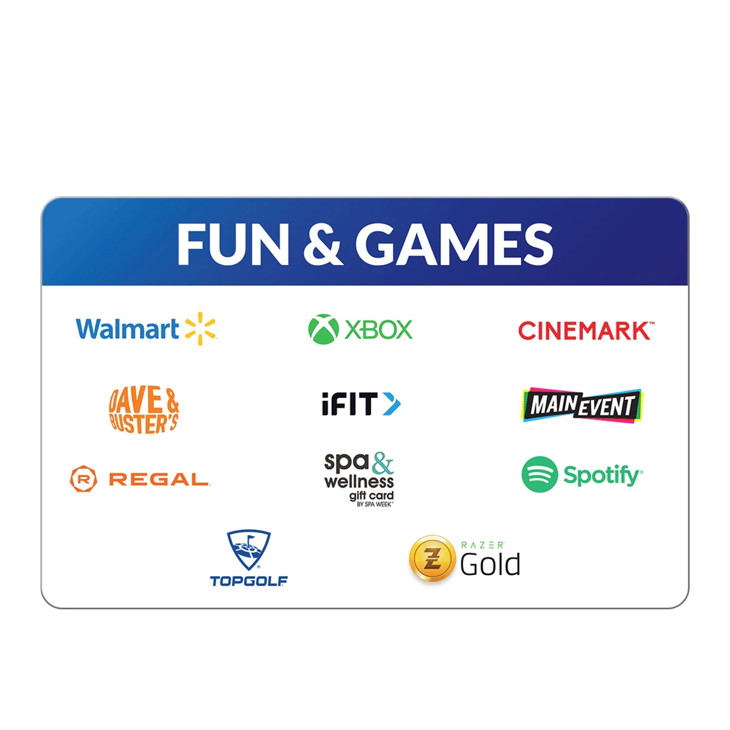 $100 Fun & Games – ChooseYourCard eGift Card