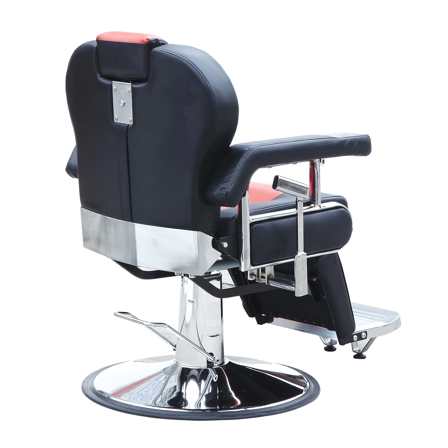 Hydraulic Salon Recline Barber Chair  Beauty Spa Shampoo Equipment Black/Red