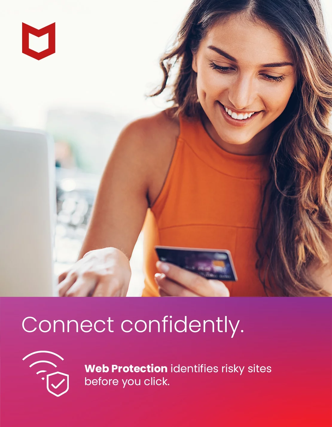McAfee® AntiVirus Plus, Internet Security Software, 10 Devices, 1 Year Subscription – Product Key