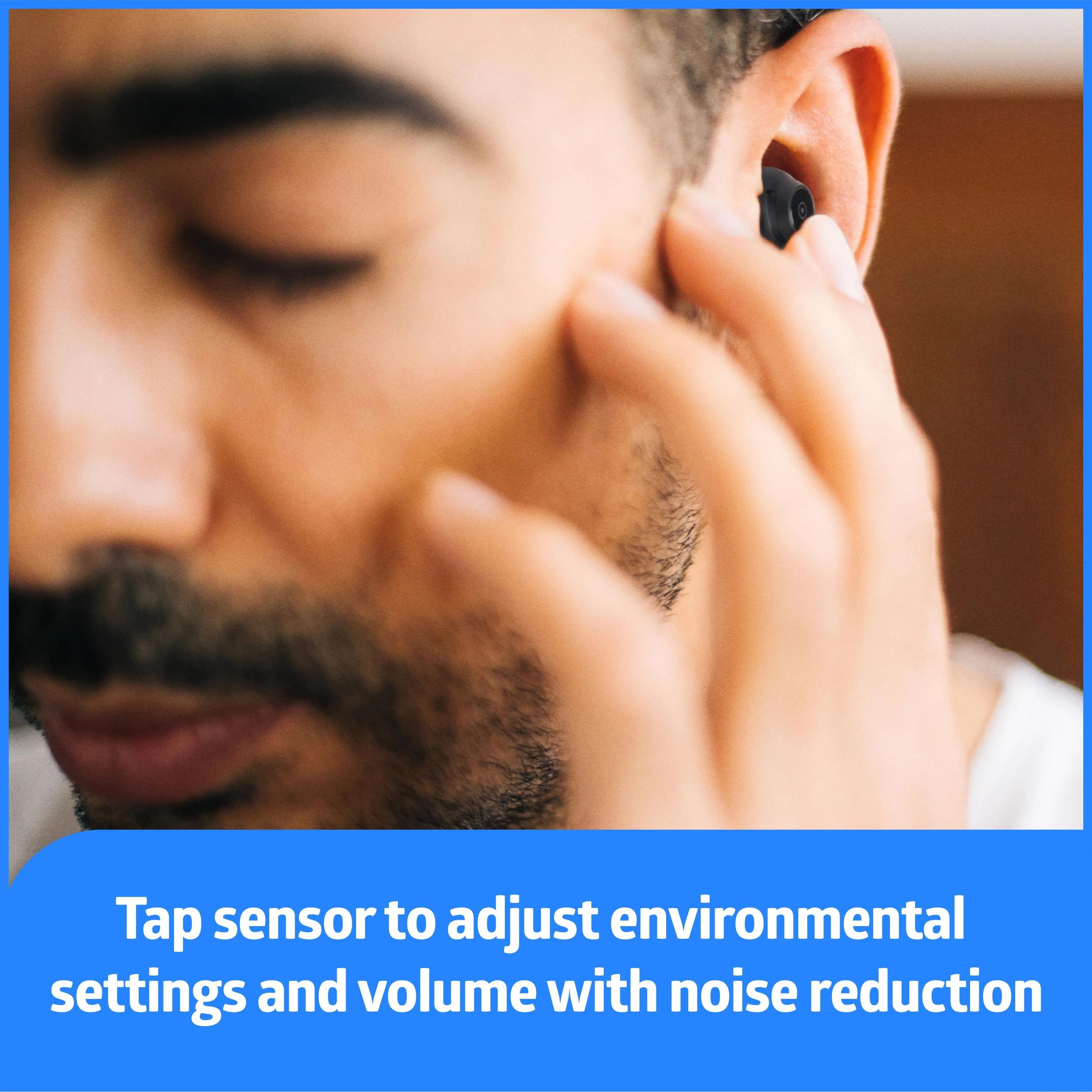 Medline Rechargeable OTC Hearing Aids, Adjustable Volume, Water Resistant, Black