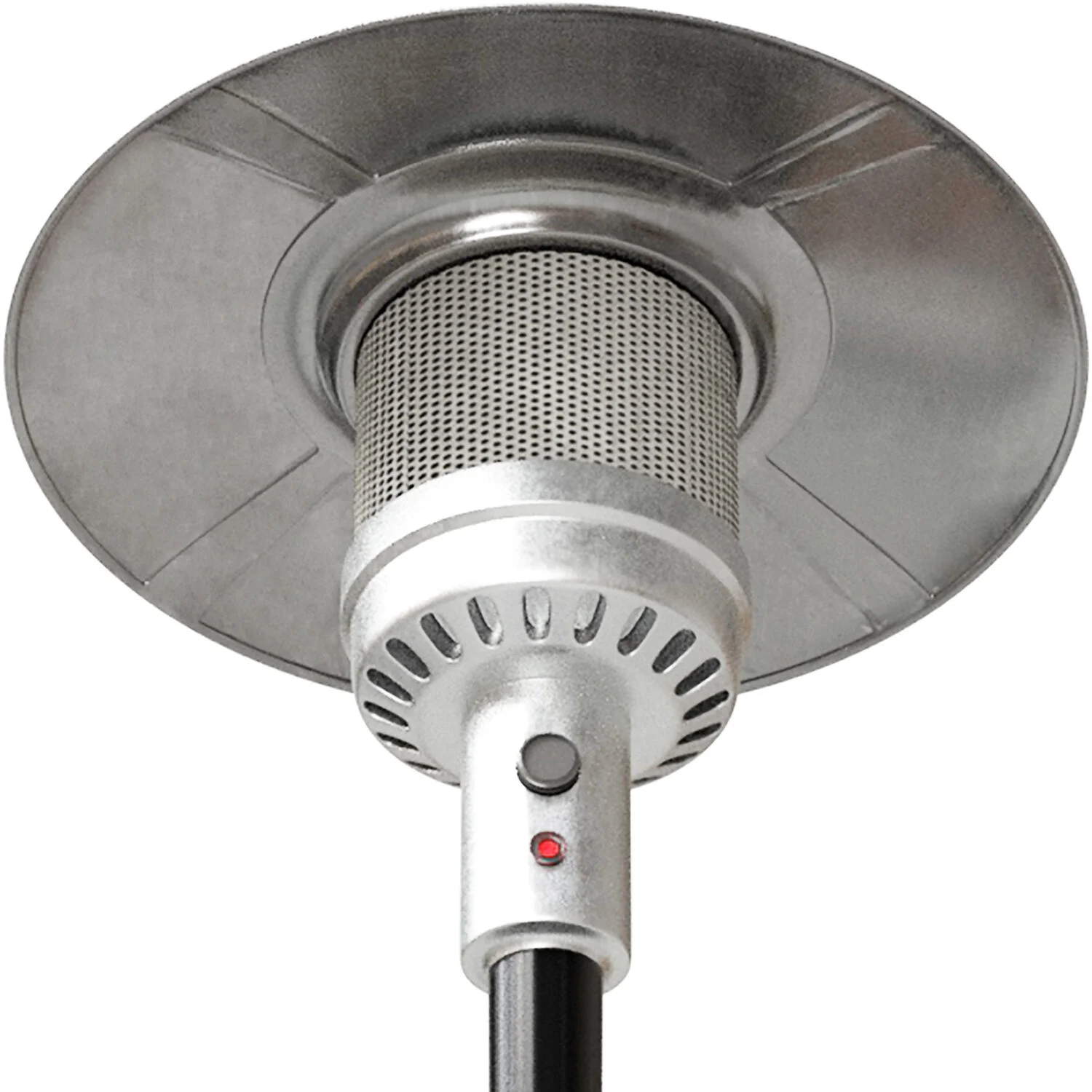 Hanover 7-ft. 48,000 BTU Steel Umbrella Propane Patio Heater in Black, HAN004BLK