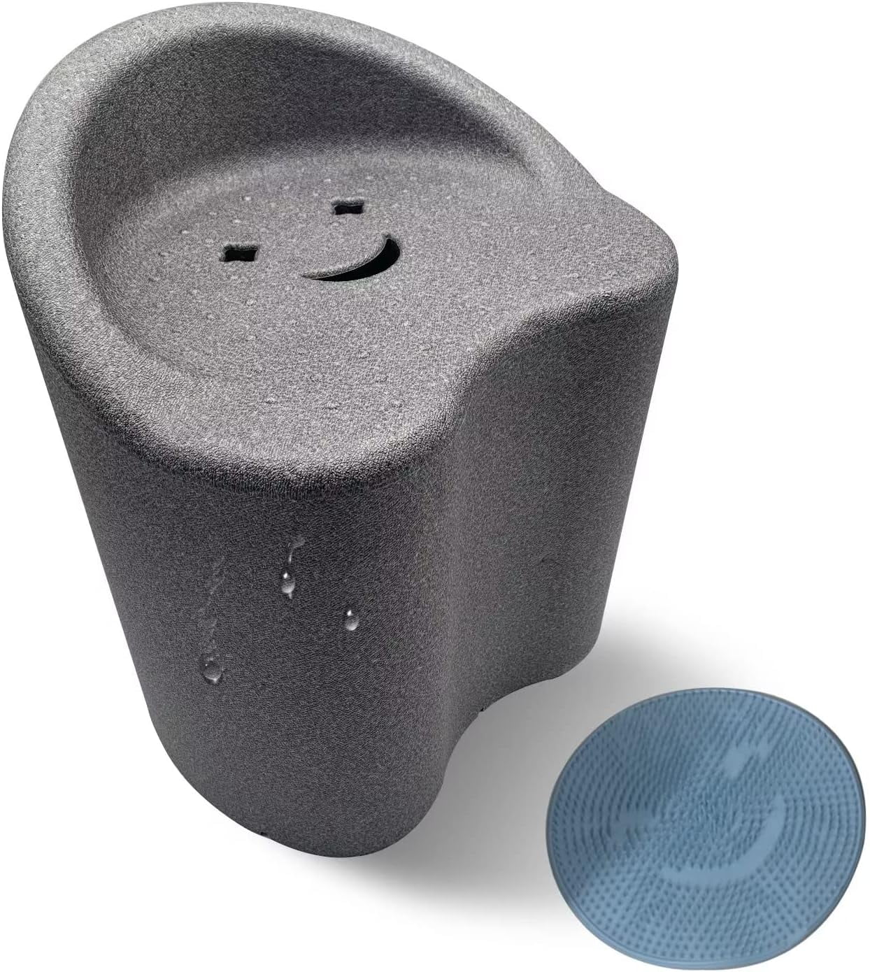 Shower Chair for Inside Showers, Ultra-Light 2.3lbs Bath Seat Bathroom Stool Non Slip Shower Bench for Elderly Pregnant Disabled, 330 lb. Cap, No Assembly Required