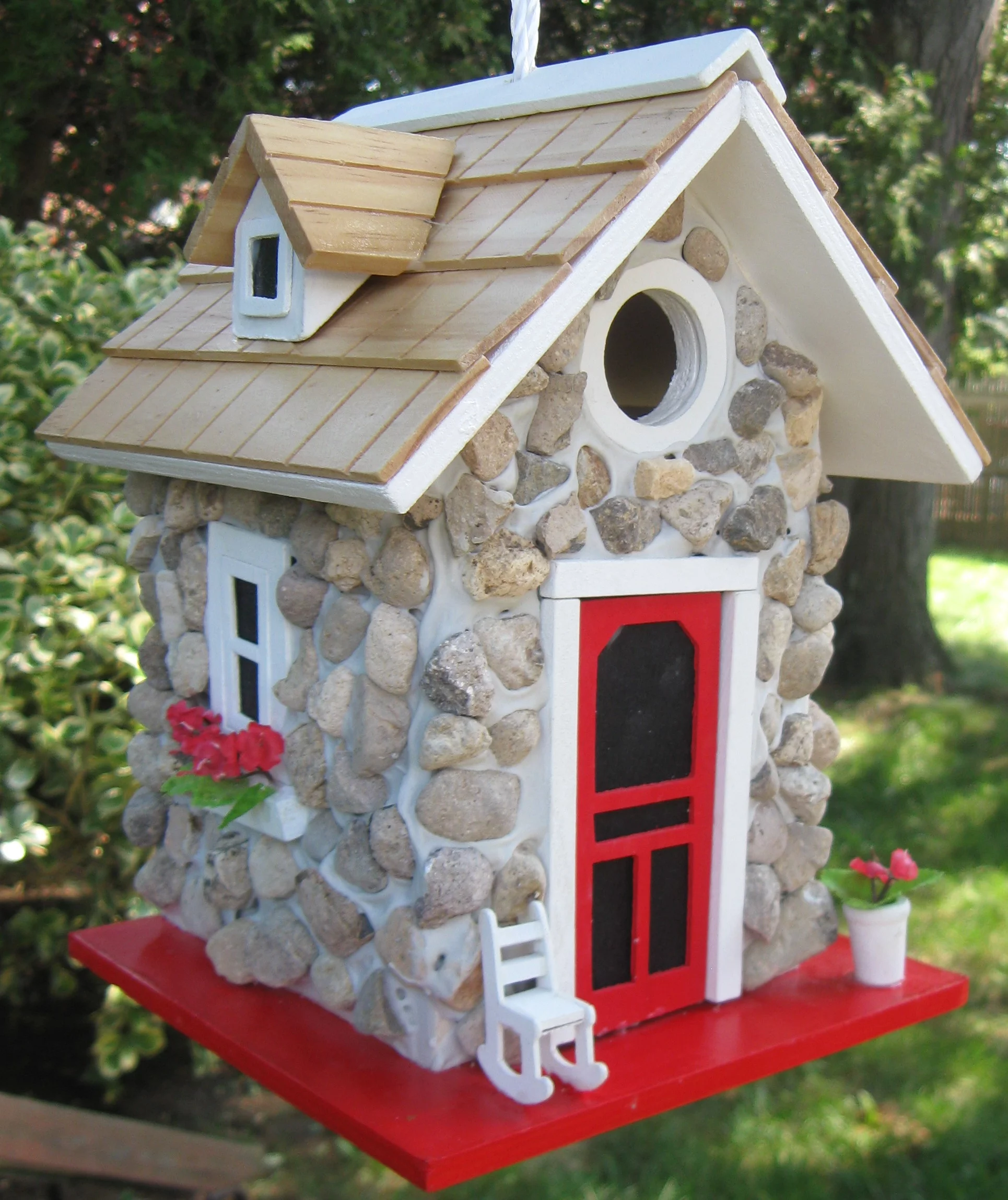 Home Bazaar Fieldstone Guest Cottage Birdhouse