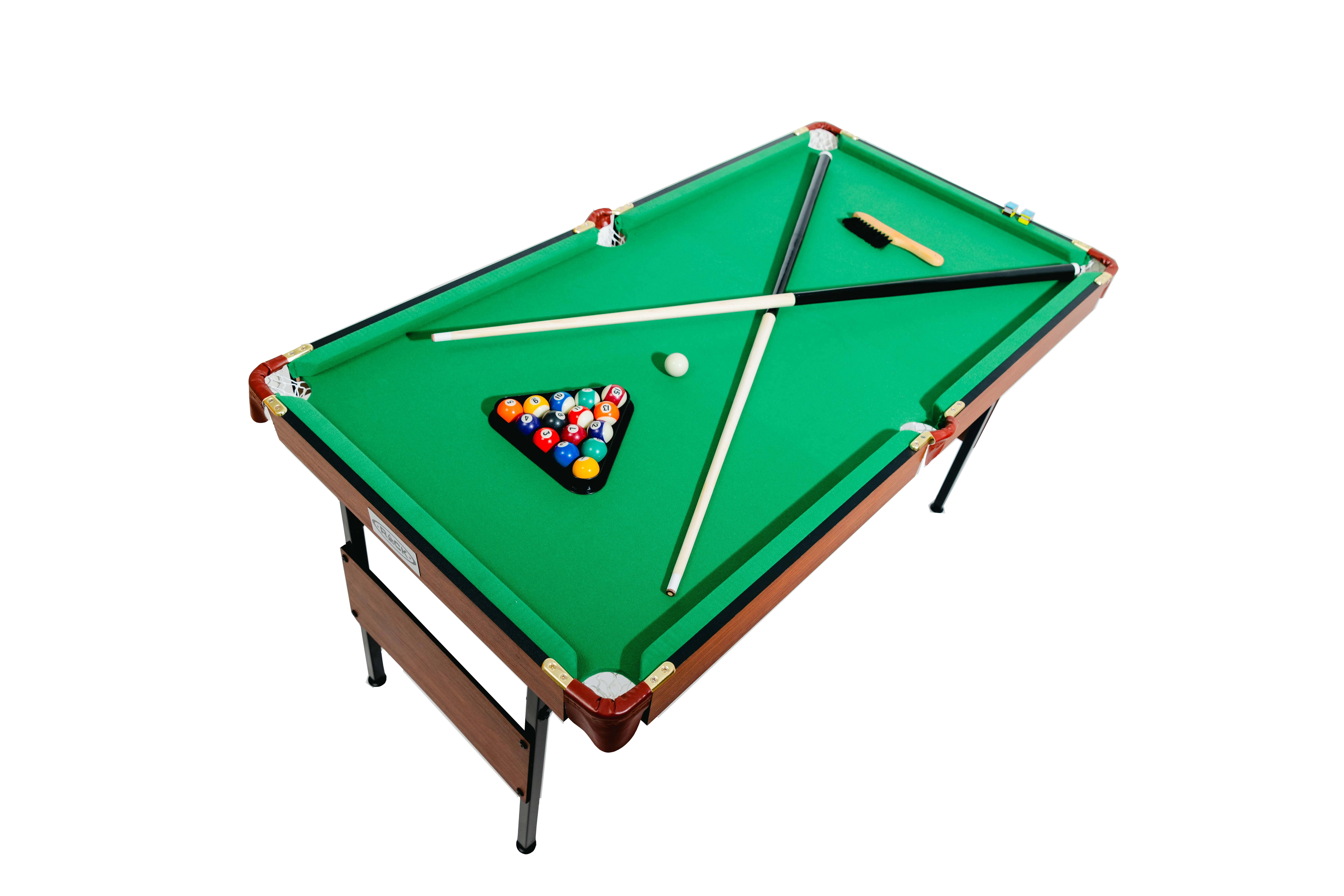 RACK Crux 55 in Folding Billiard/Pool Table (Green)
