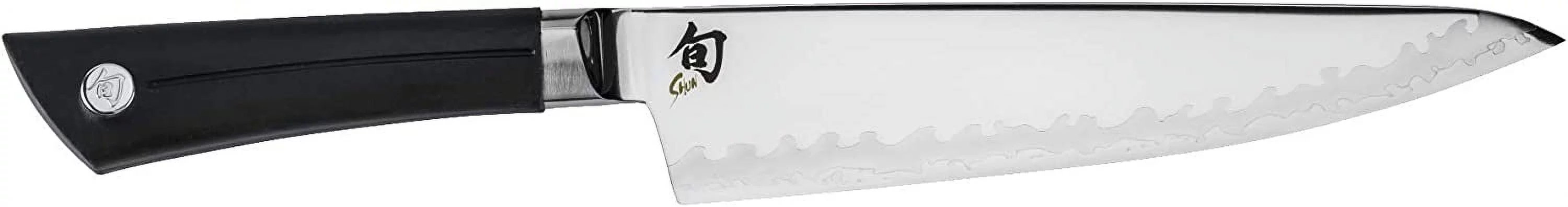 Shun Cutlery Sora Chef's Knife 8”, Gyuto-Style Kitchen Knife, Ideal for All-Around Food Preparation, Authentic, Handcrafted Japanese , Professional Chef Knife, Black