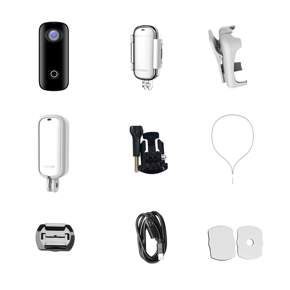 SJCAM C100+ Action 4K 30fps Video Digital 30M Waterproof Magnetic Body Built-in Rechrageable Battery WiFi Connection APP Sharing