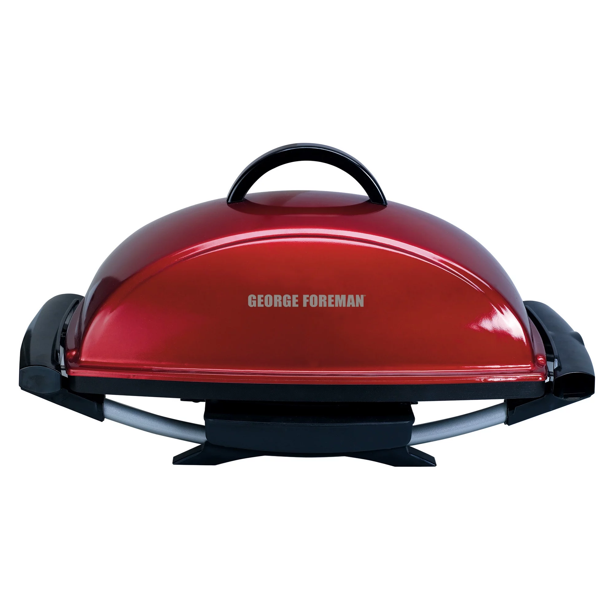 George Foreman 12-Serving Indoor/Outdoor Rectangular Electric Grill, Red, GFO201R-1