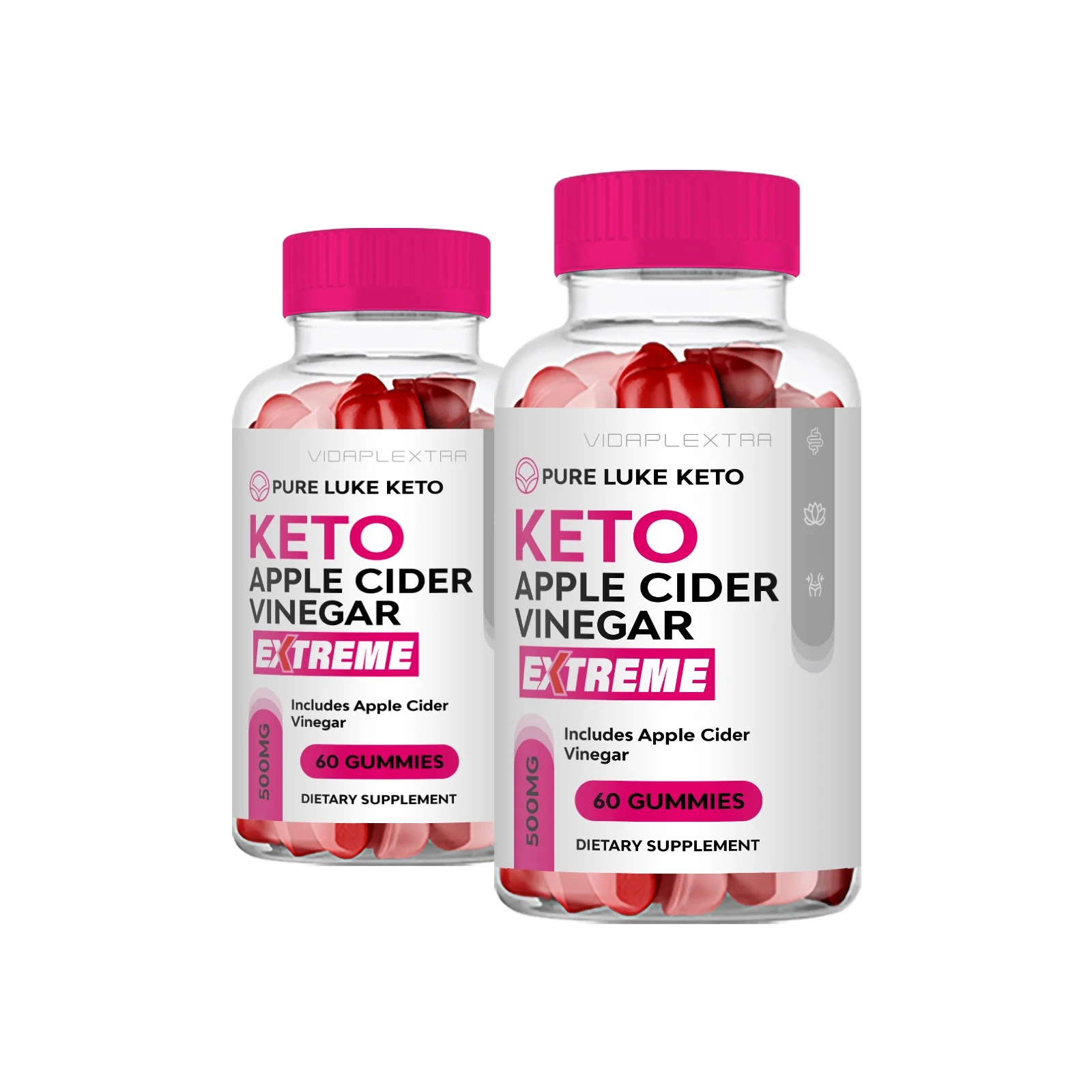 (2 Pack) Pure Luxe Keto Gummies  - Pure Luxe Advanced Keto ACV Gummies