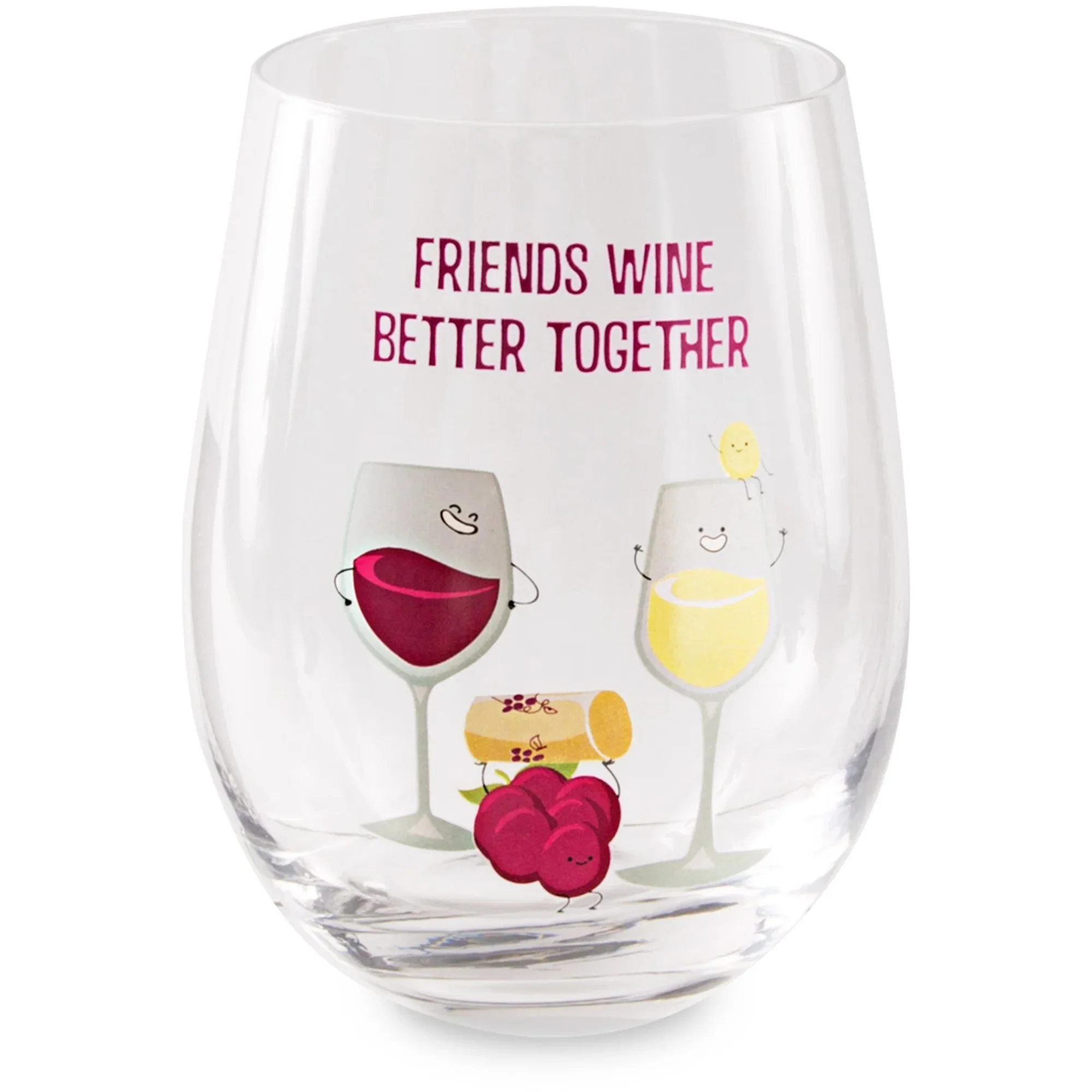 Wine - 18 oz Stemless Wine Glass