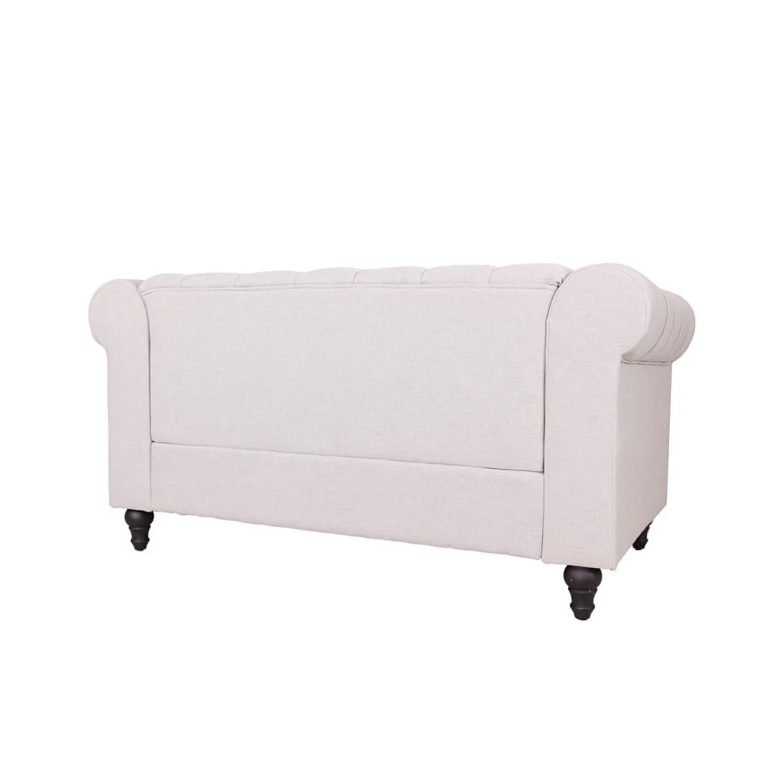 Home Square 3 Piece Living Room Set with Sofa Loveseat and Accent Chair in Gray