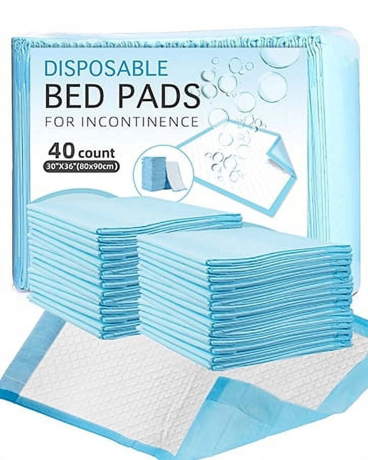 Toocust Extra Large Disposable Underpad, Ultra Absorbent Bed Pads for Incontinence, Beds Liner Disposable 35