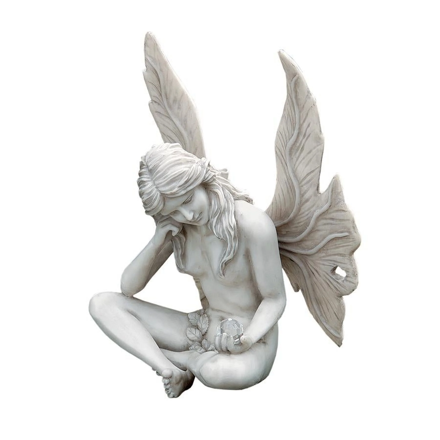 Design Toscano The Secret Garden Fairies: Gazing Fairy Statue