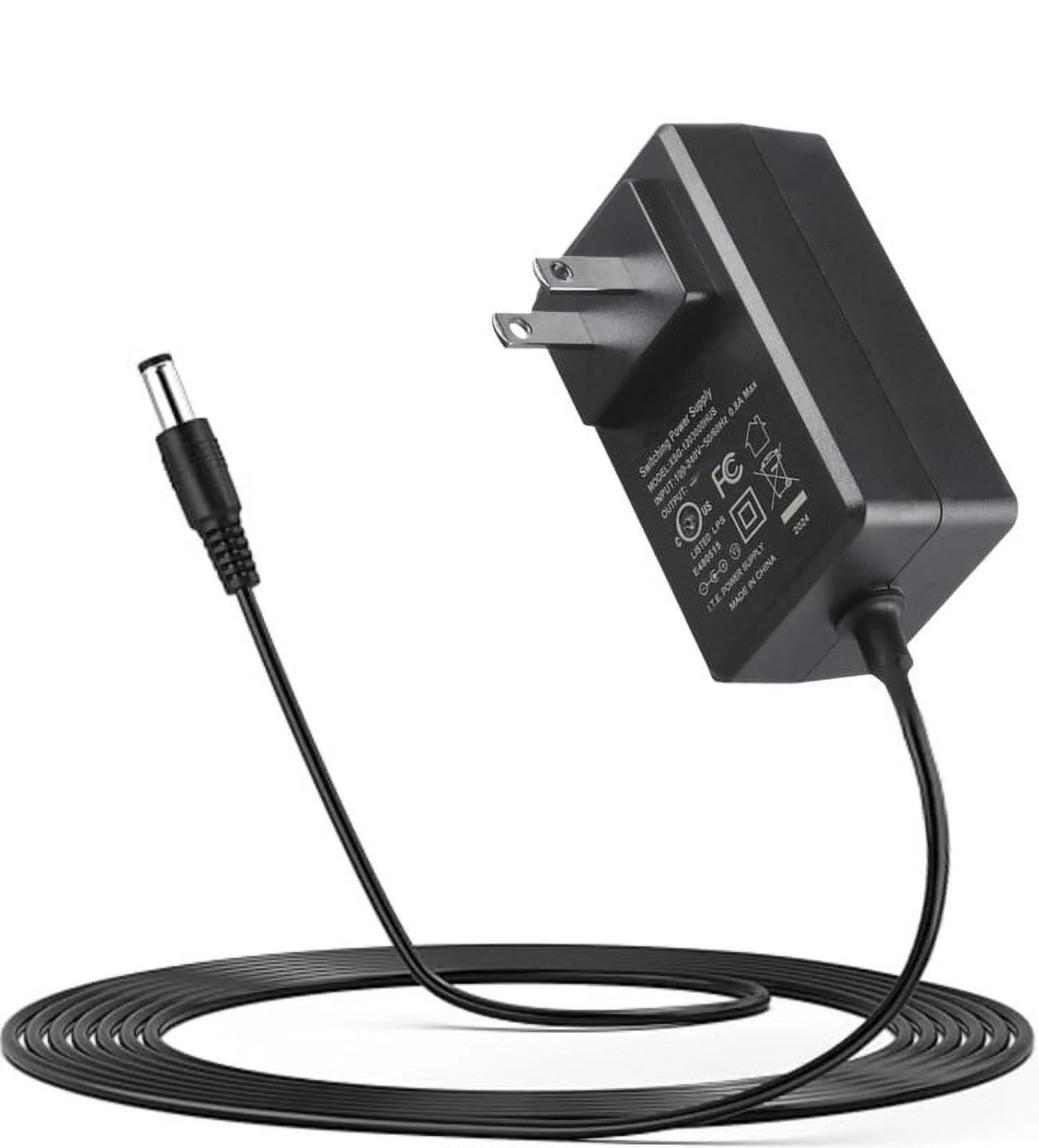 Nuxkst 12Vdc AC Adapter Replacement for AeroGarden Harvest Elite Slim 360 100690-BLK 100691 100692-BLK 100693-PPL 100694-BLK 100695-PPL Indoor Garden with LED Grow Light Power Supply Cord Charger