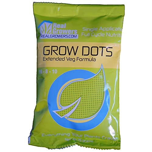 Grow Dots Extended Veg Plant Food, Single-Application, Programmed-Release Plant Nutrient Fertilizer 75g