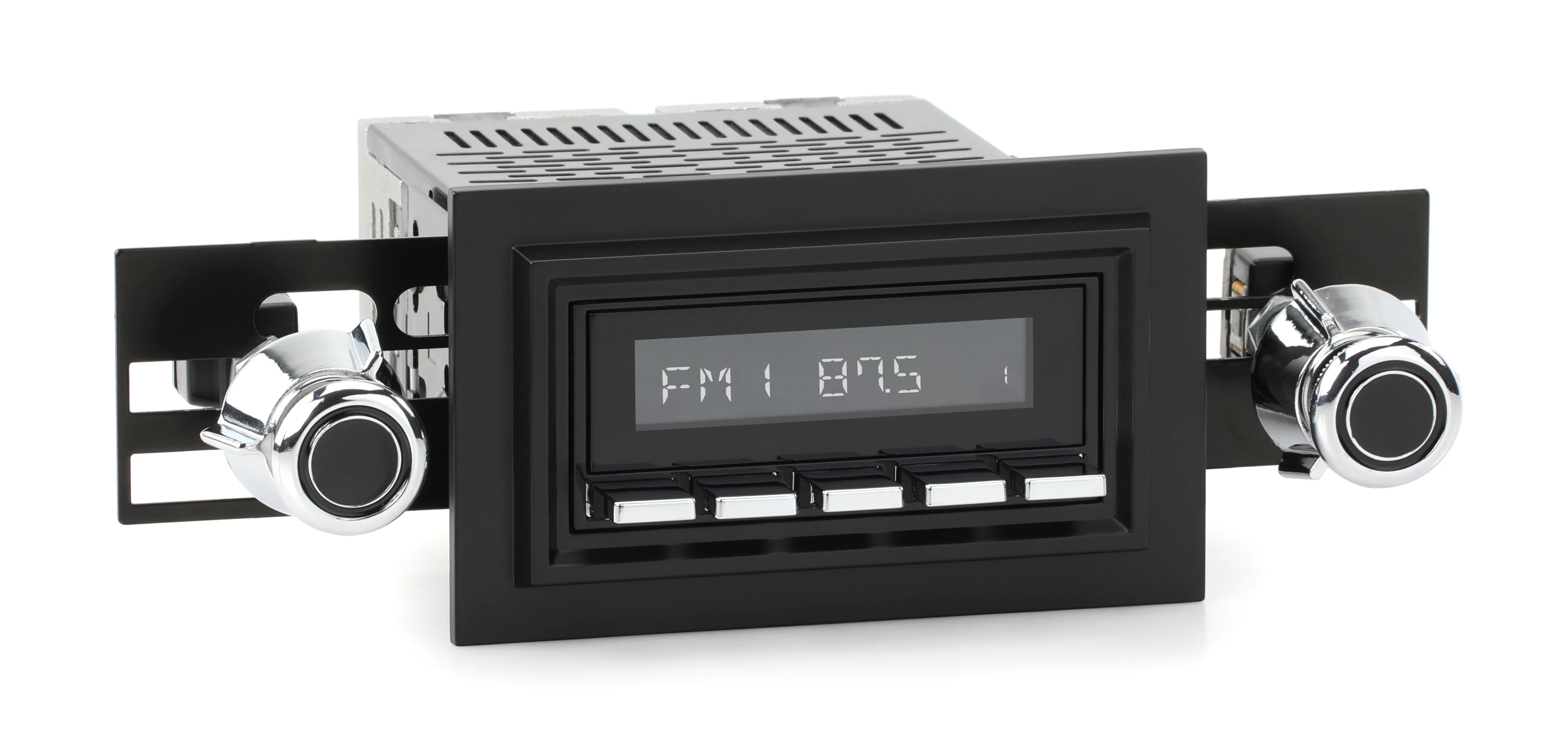 RetroRadio Compatible with 1977-79 Lincoln Continental Mark V Features Include Bluetooth, USB, AM/FM HBC-M2-221-55-75L3