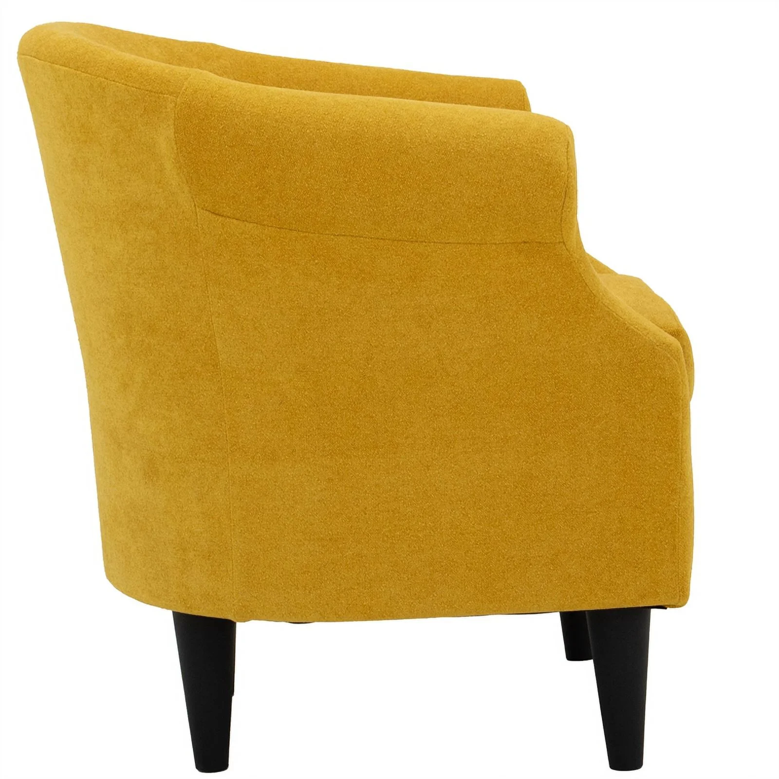 Fox Hill Trading Nikole Traditional Polyester Fabric Chair in Yellow