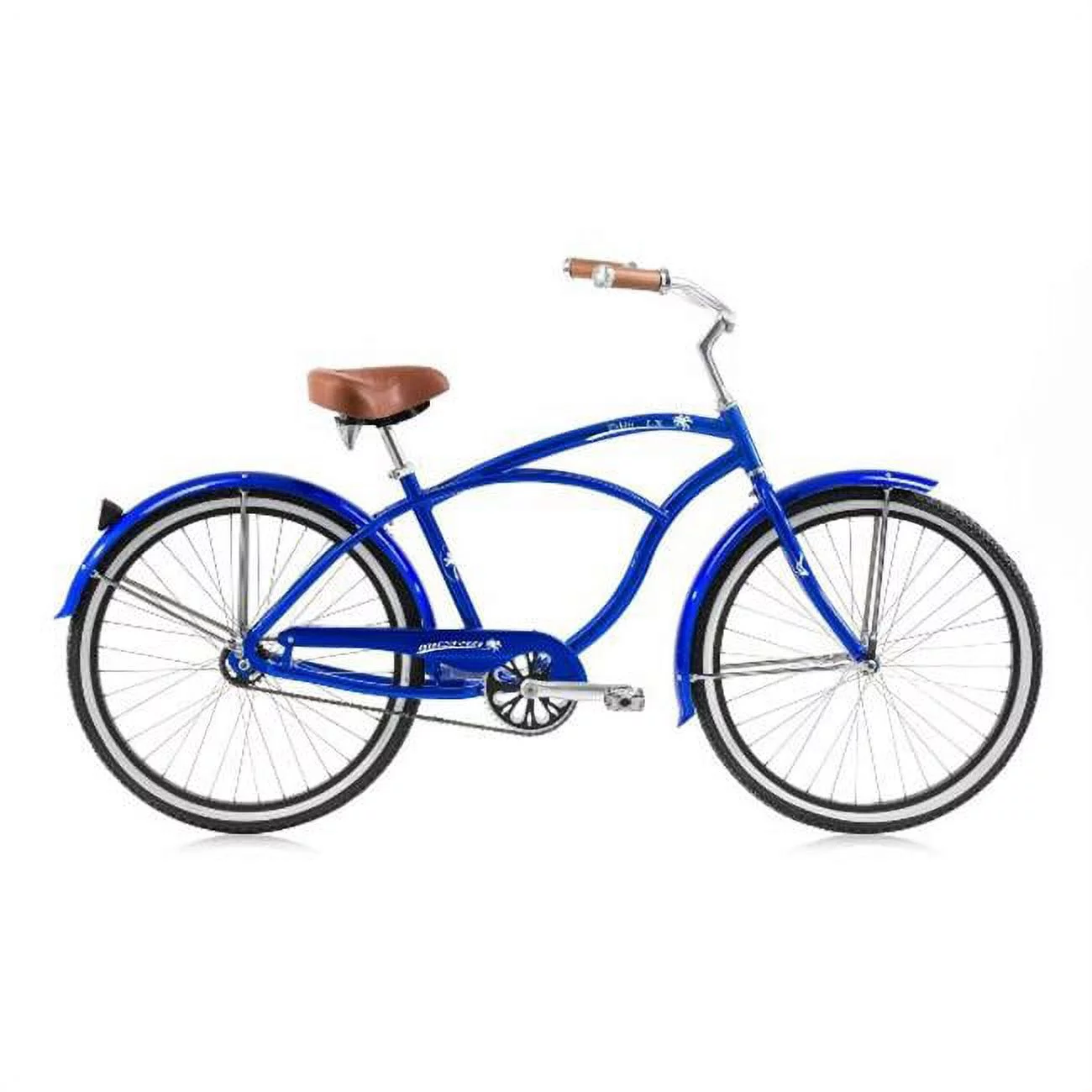 Micargi  26 in. Tahiti Mens Beach Cruiser Bicycle, Dark Blue & Black