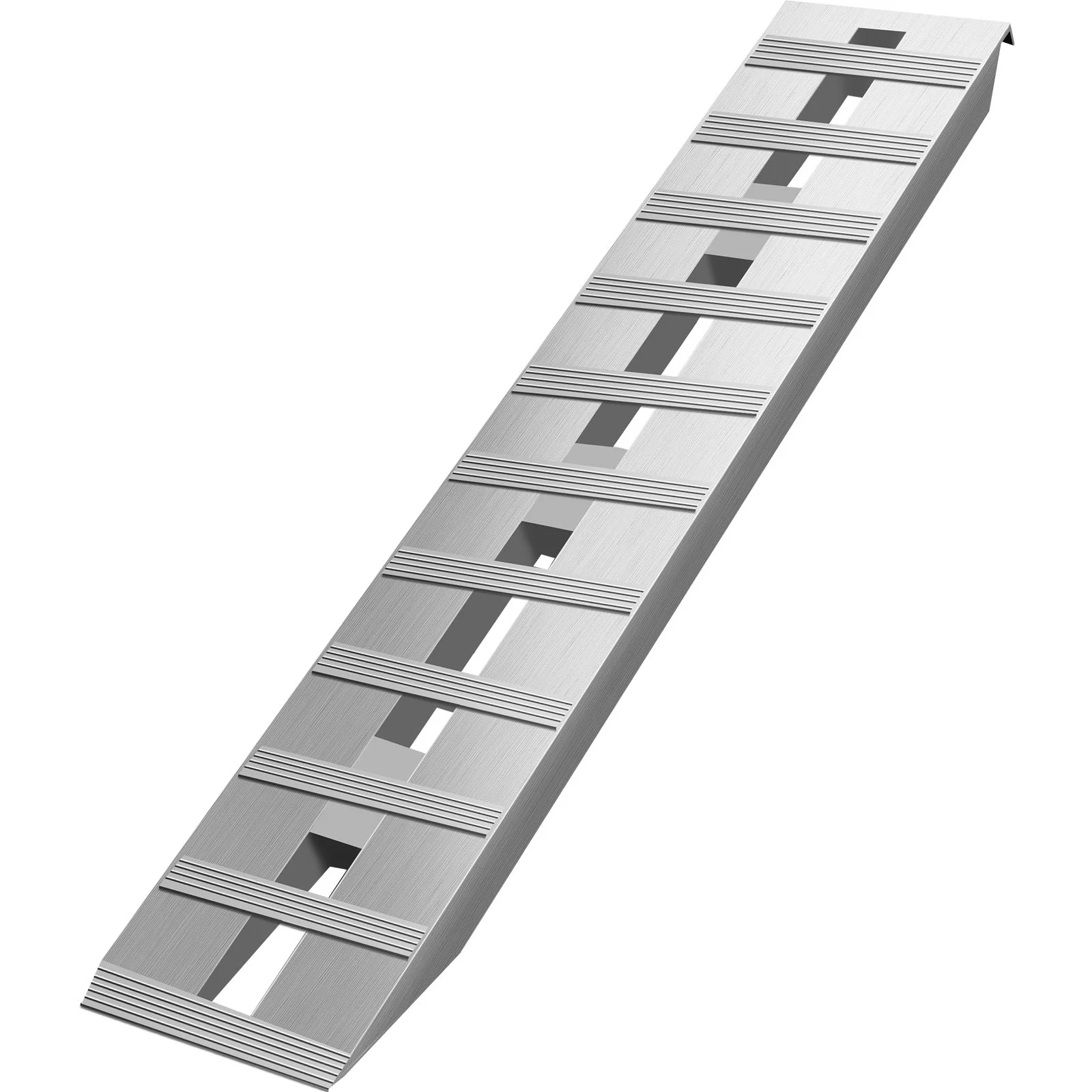 60 x 12 Aluminum Trailer Ramps, 6000lbs Beavertail Hook End 1 Pair