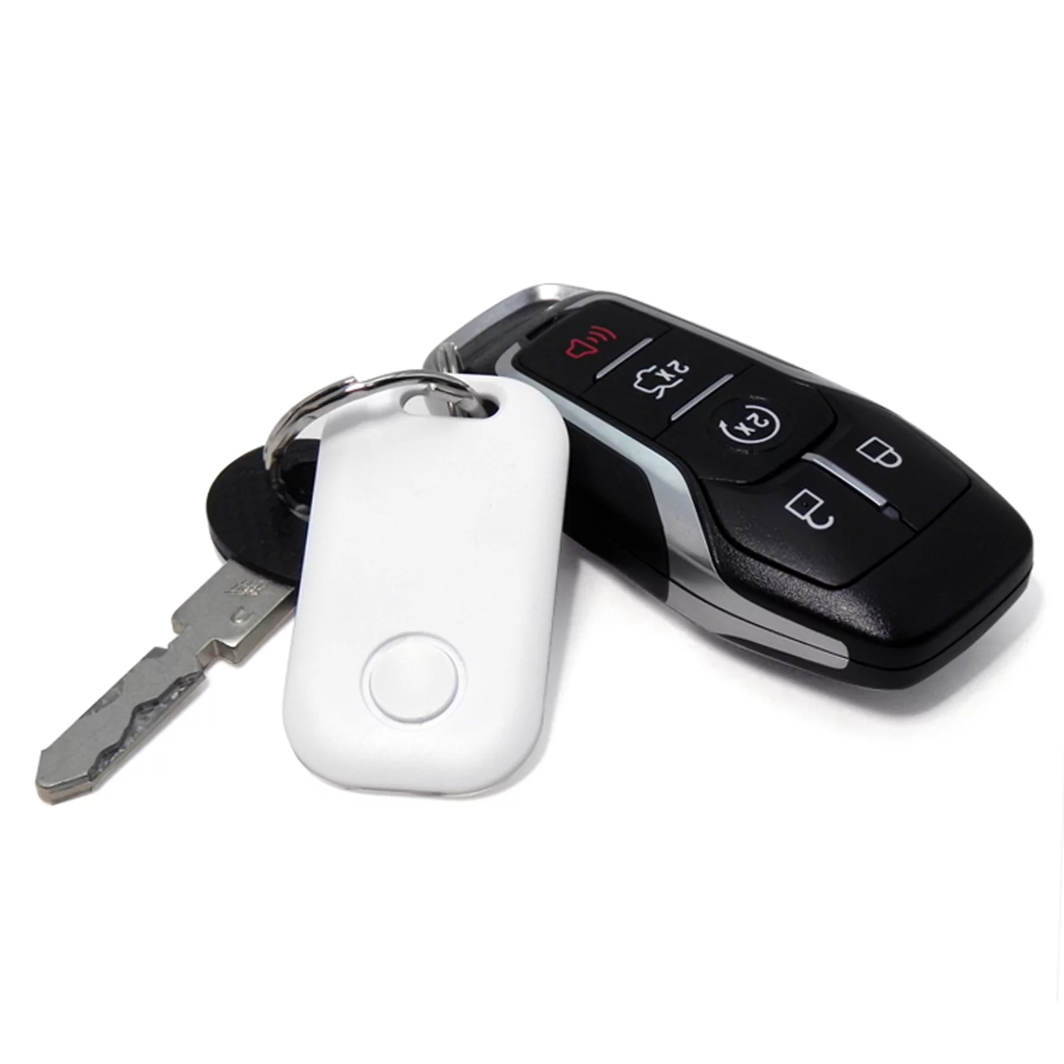 Dodge Viper White Bluetooth Wireless Key Finder Tracking Device Key Chain