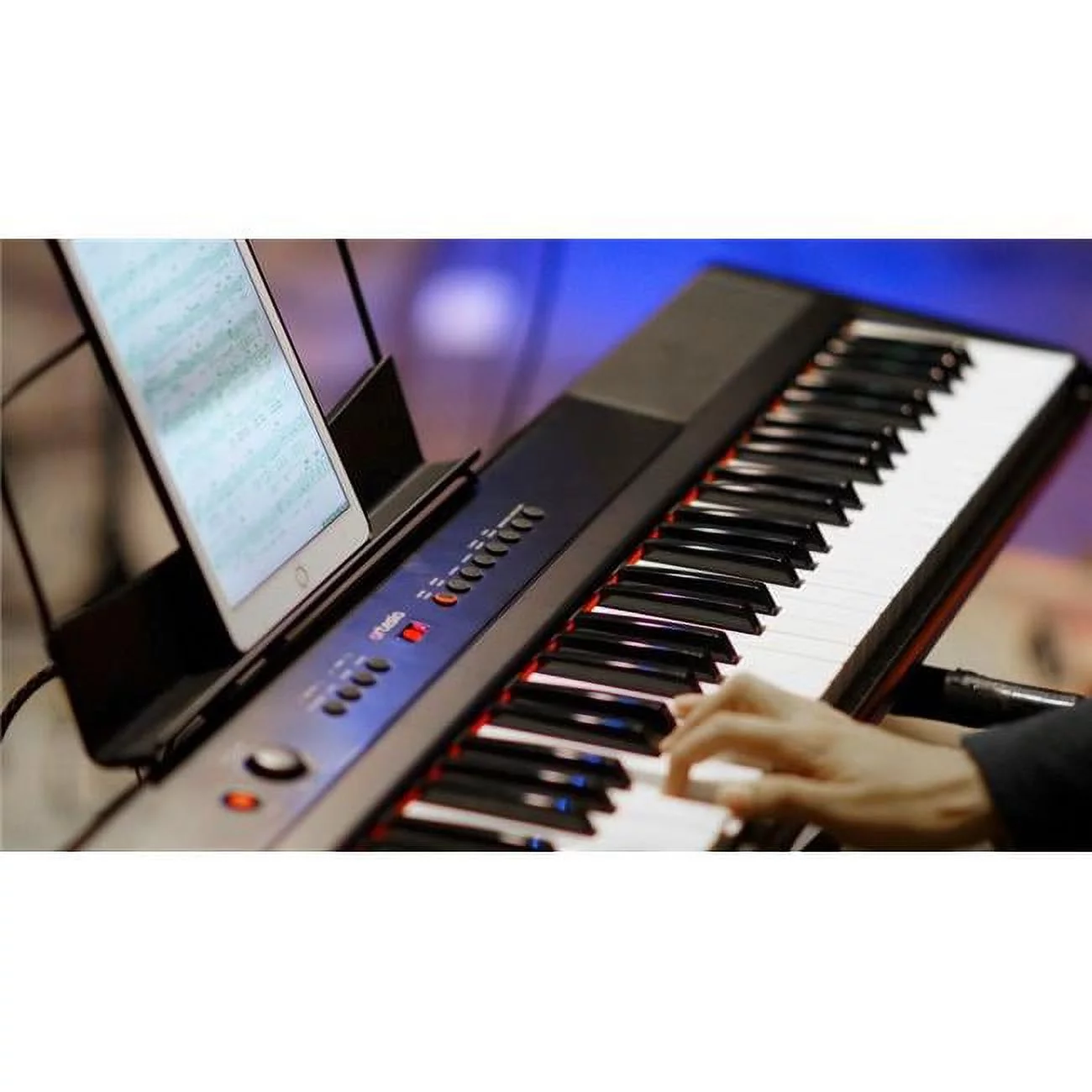 PA-88H-Black- 88-Key Digital Piano, Black