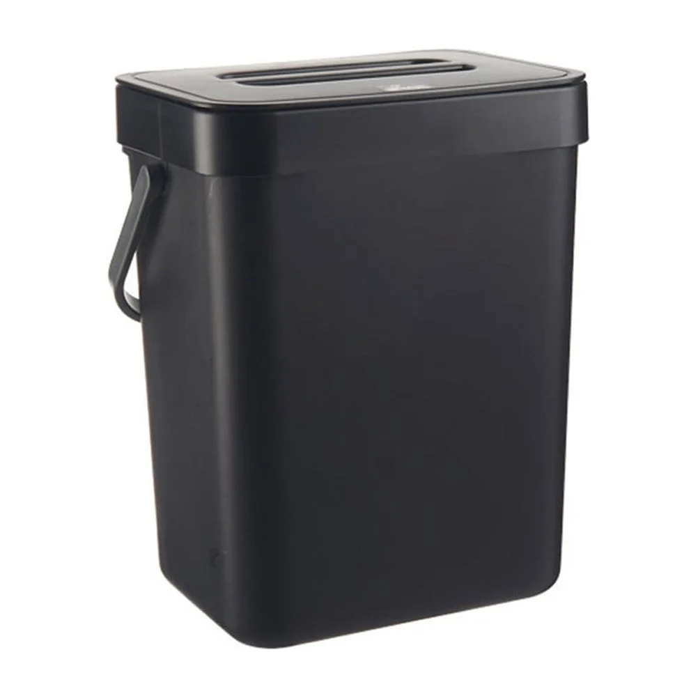 Buumin Small Kitchen Compost Bin 3L Kitchen Waste Bin Household Countertop Container with Lid for Rubbish Composter