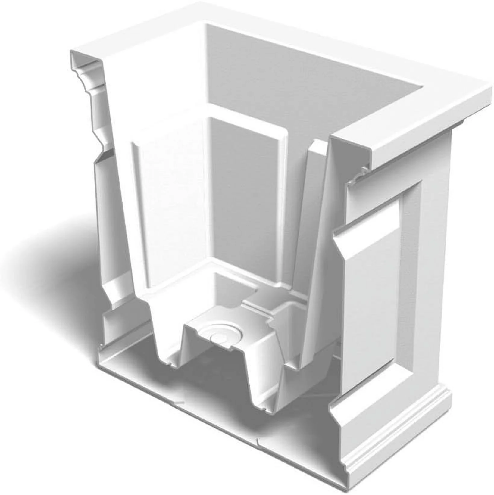 Nantucket 16In Square Planter - Espresso (5865-ES)