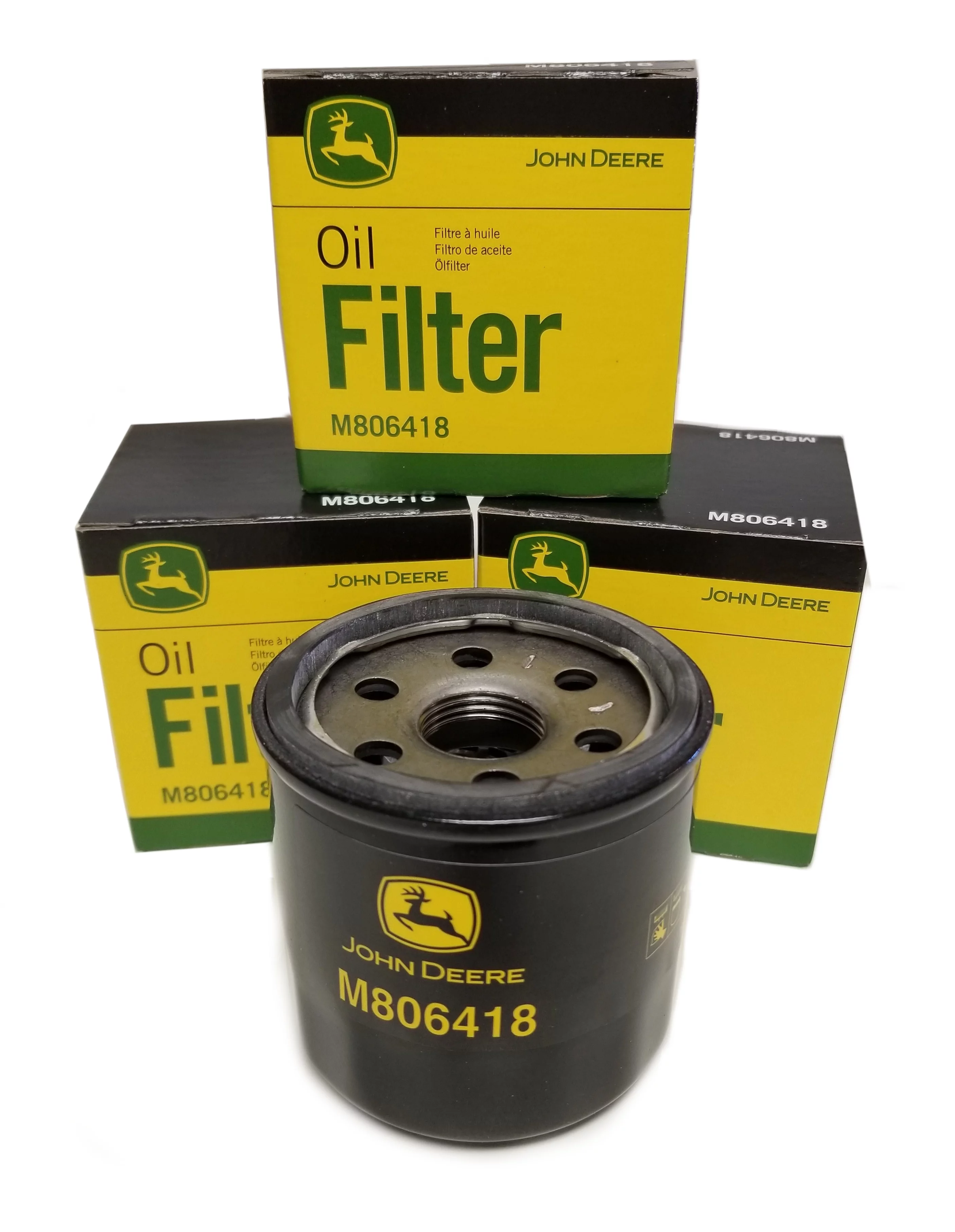 John Deere Original Equipment Oil Filter (4 PACK) - M806418