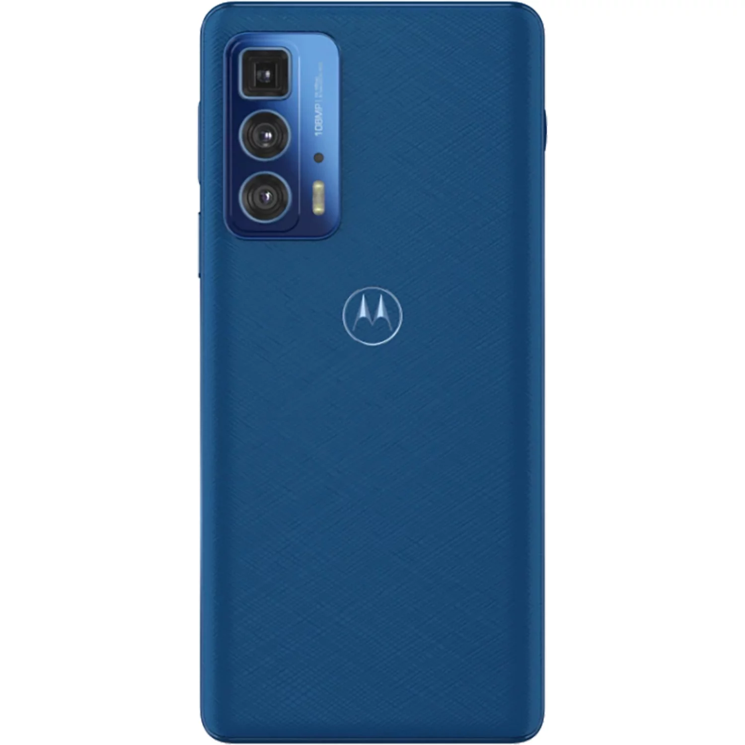 Motorola Edge 20 Pro PANY0038GB Dual-SIM 256GB ROM + 12GB RAM (GSM Only | No CDMA) Factory Unlocked 5G Smartphone (Indigo Vegan Leather) - International Version