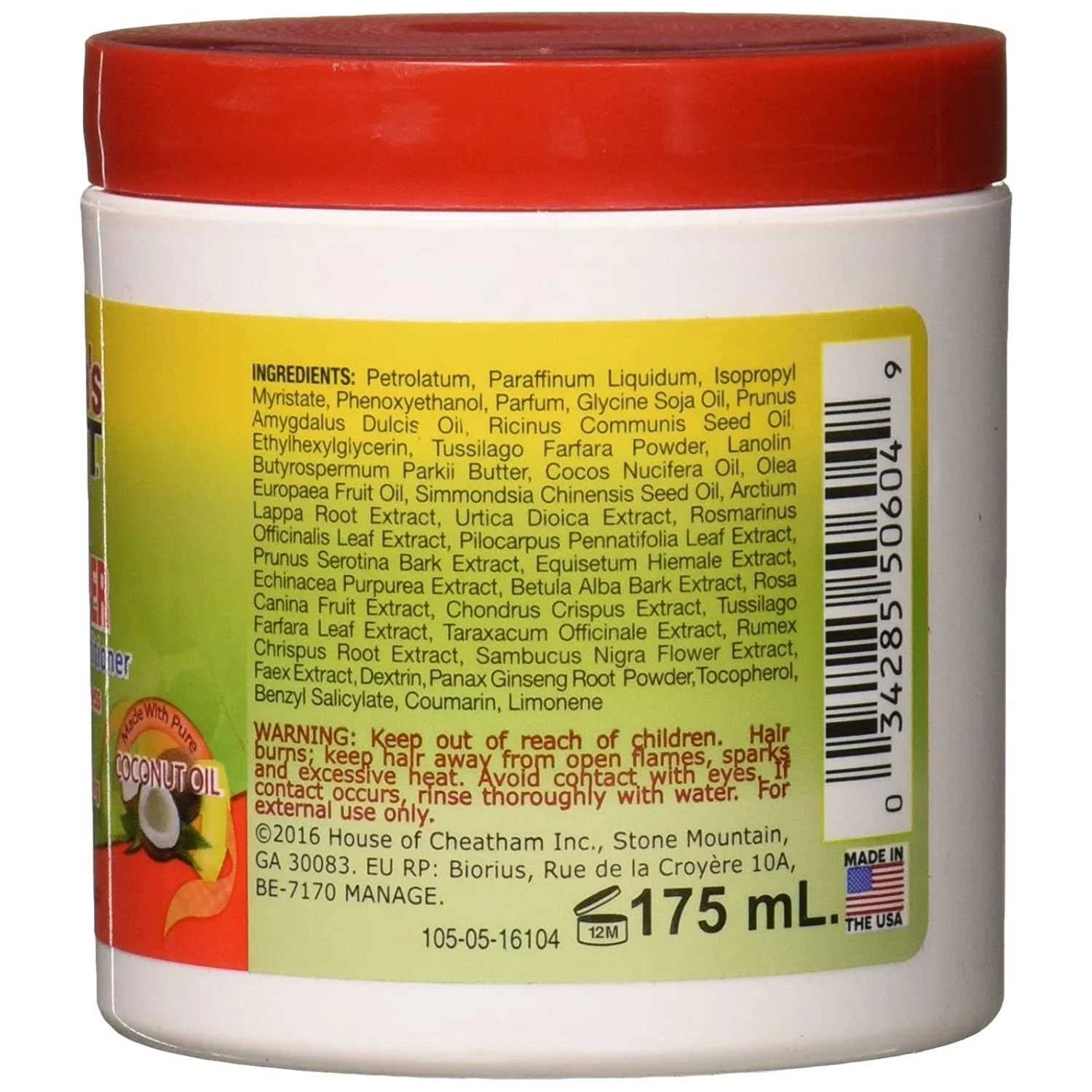 Africa's Best - Super Gro [HERBAL] 5.25 Oz. * BEAUTY TALK LA *