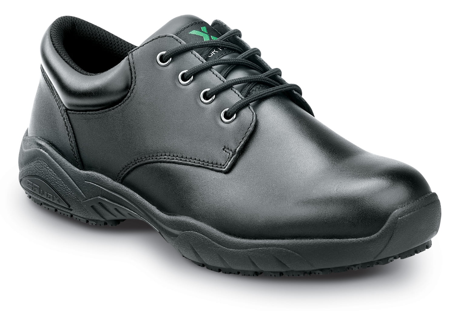 SR Max Providence, Men's, Black, Oxford Style Slip Resistant Soft Toe Work Shoe. (12.0 EW)