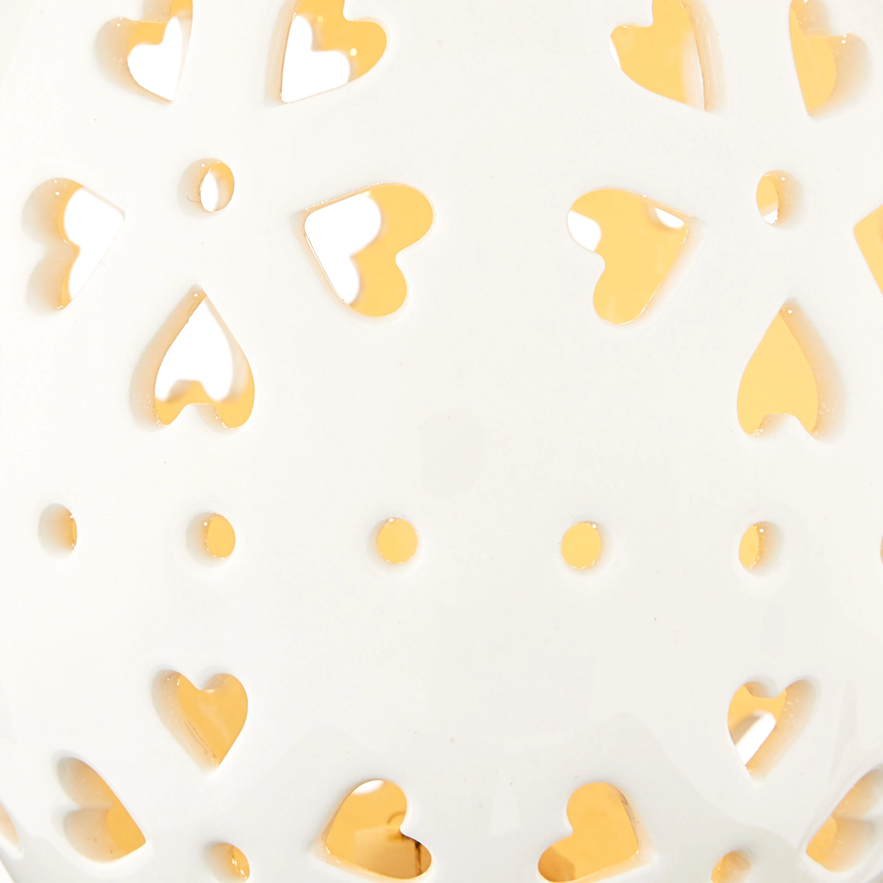 Way To Celebrate Medium Easter Ceramic LED White Egg