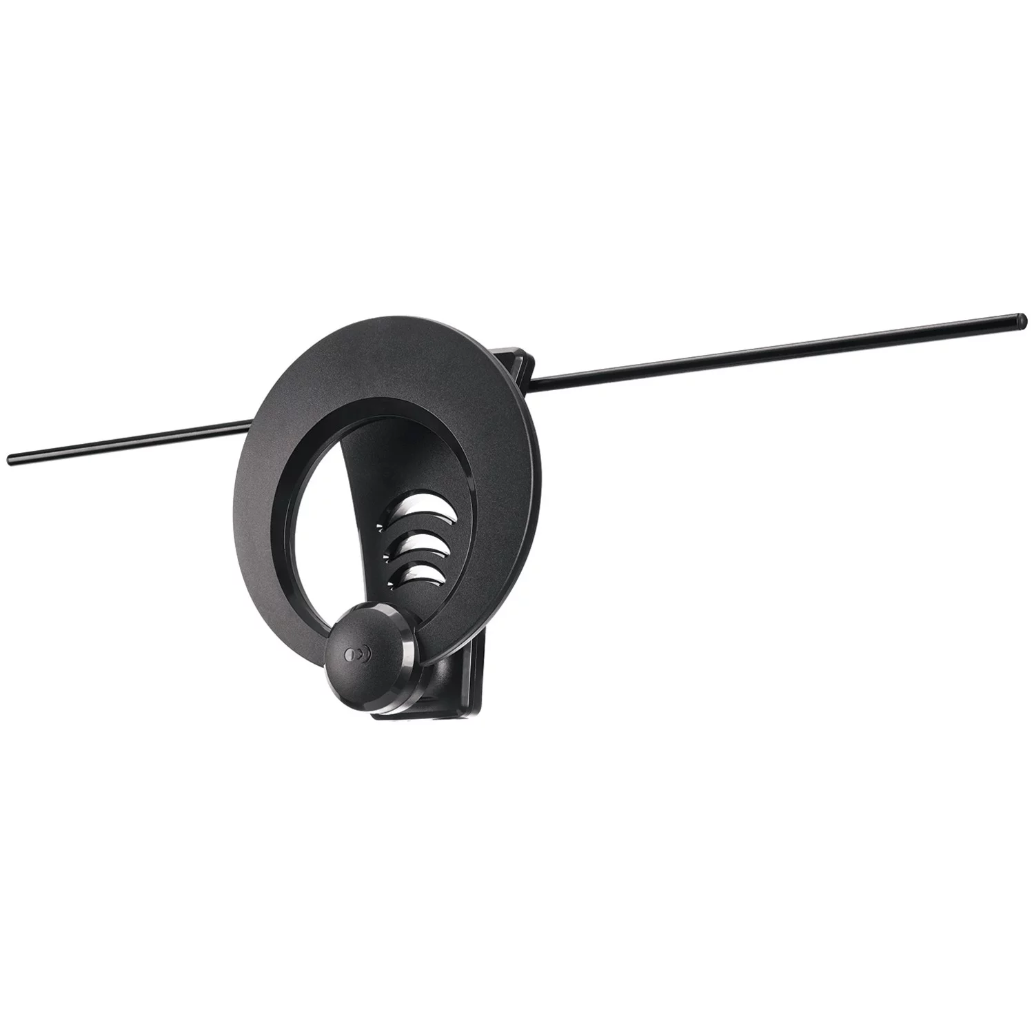 Antennas Direct ClearStream 1MAX Indoor Outdoor HDTV Antenna, UHF VHF, Multi-Directional, 40+ Mile Range – UHD 4K, NEXTGEN TV Ready, Black